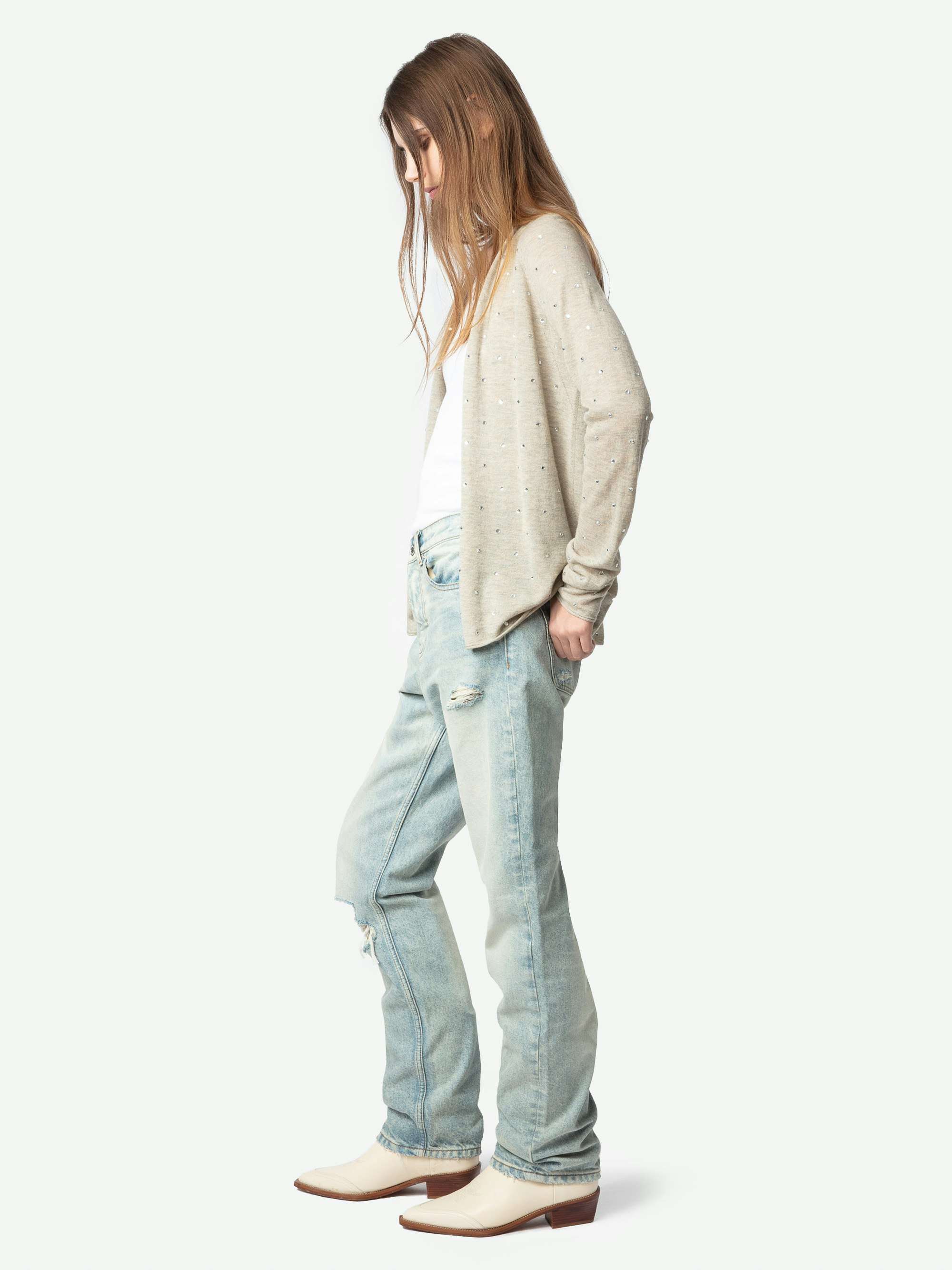 Daffy Cardigan 100% Cashmere 5