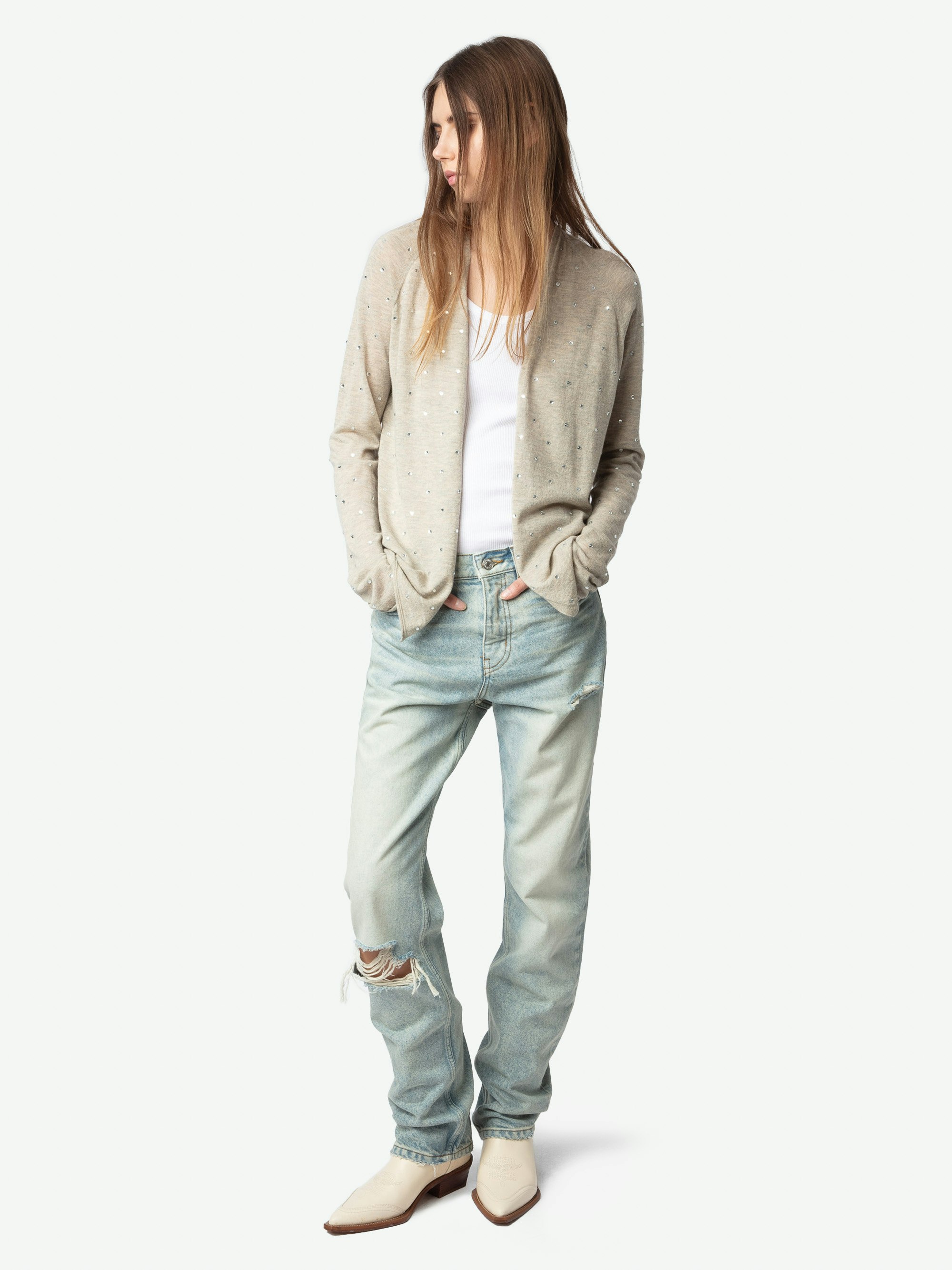 Daffy Cardigan 100% Cashmere