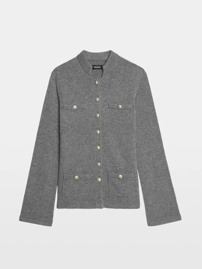 Zadig & Voltaire Lucy Button Up Cardigan Jacket