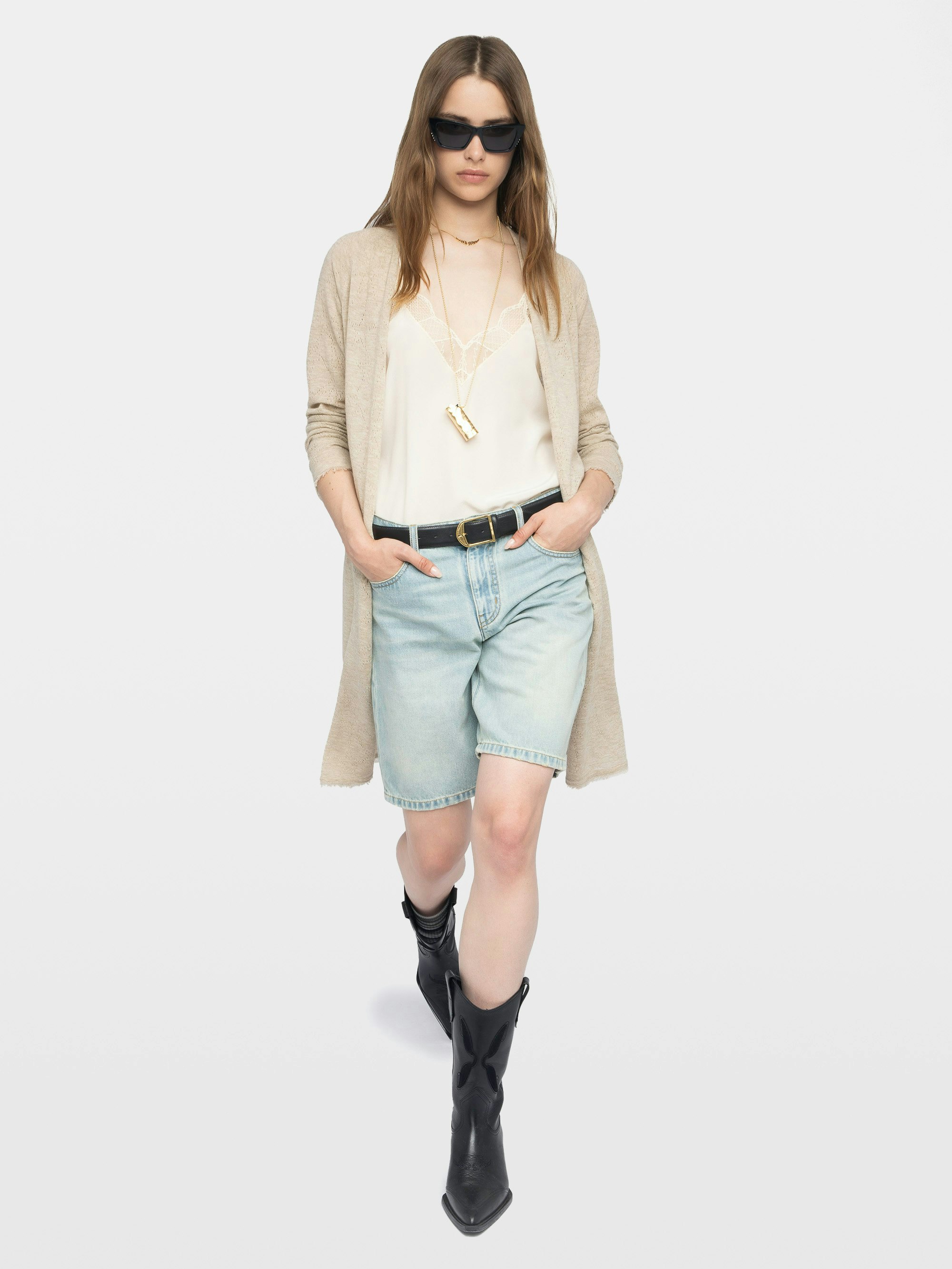 Daffyz Cardigan 100% Cashmere