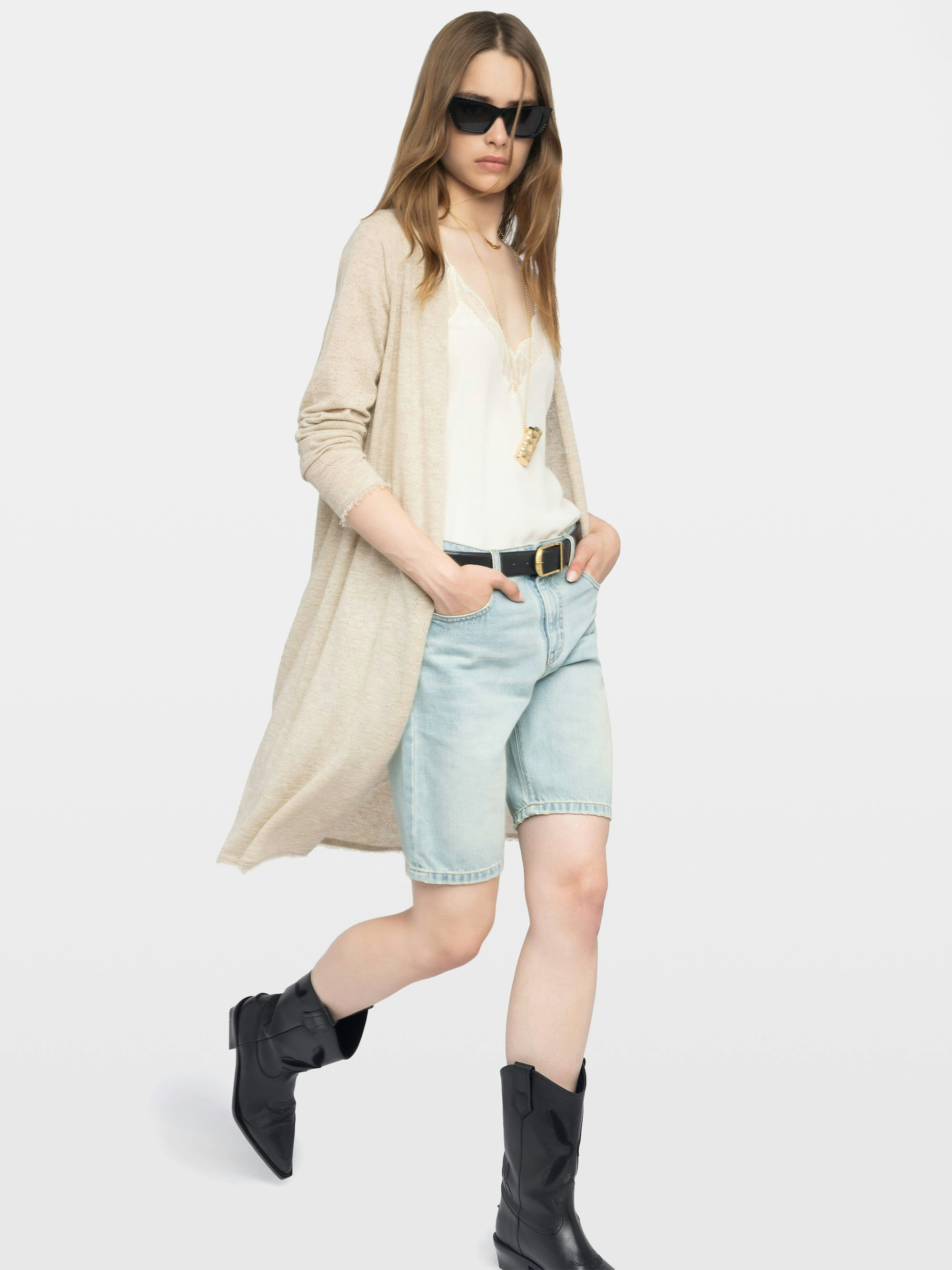 Daffyz Cardigan 100% Cashmere