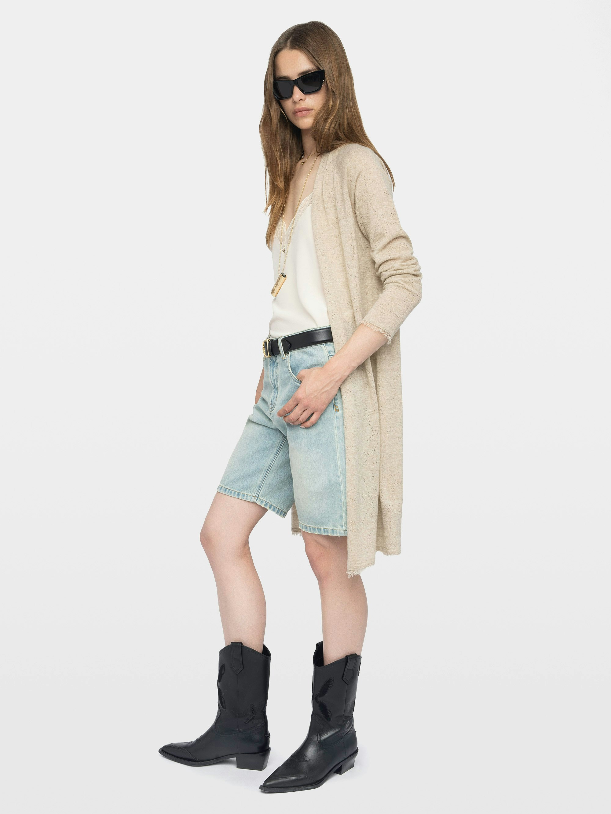 Daffyz Cardigan 100% Cashmere