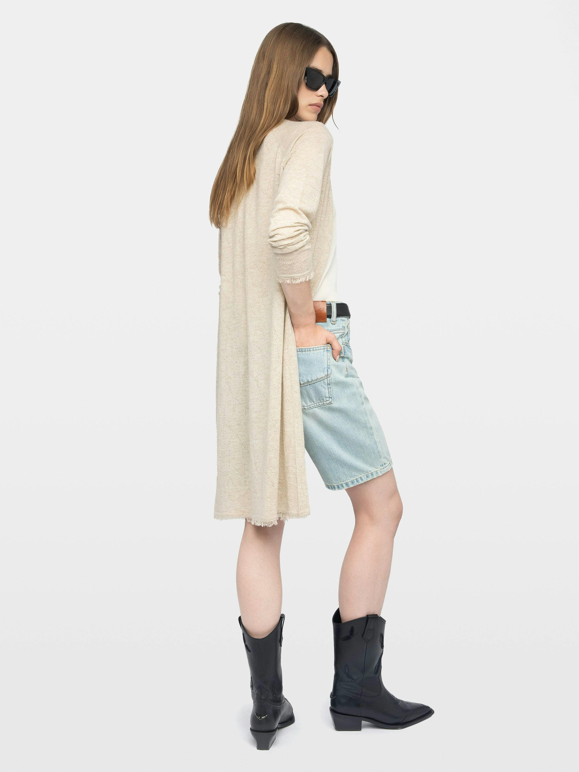 Daffyz Cardigan 100% Cashmere