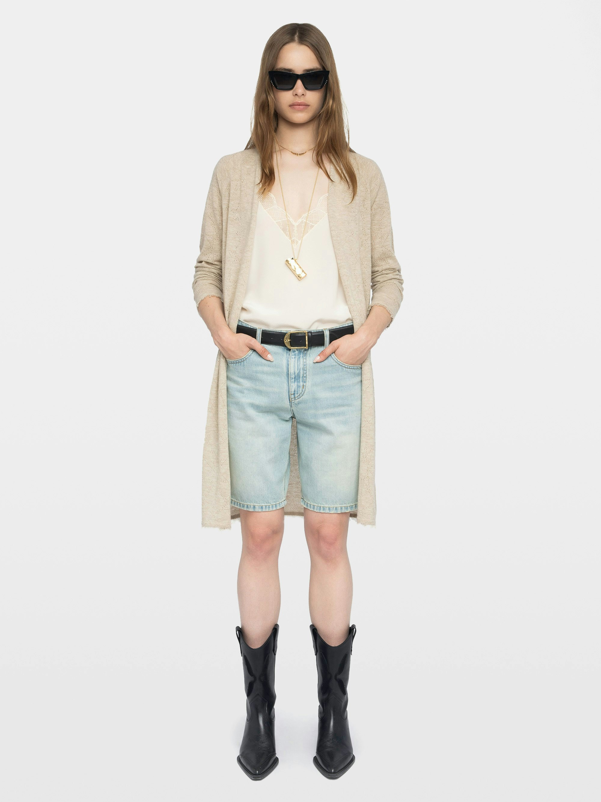 Daffyz Cardigan 100% Cashmere