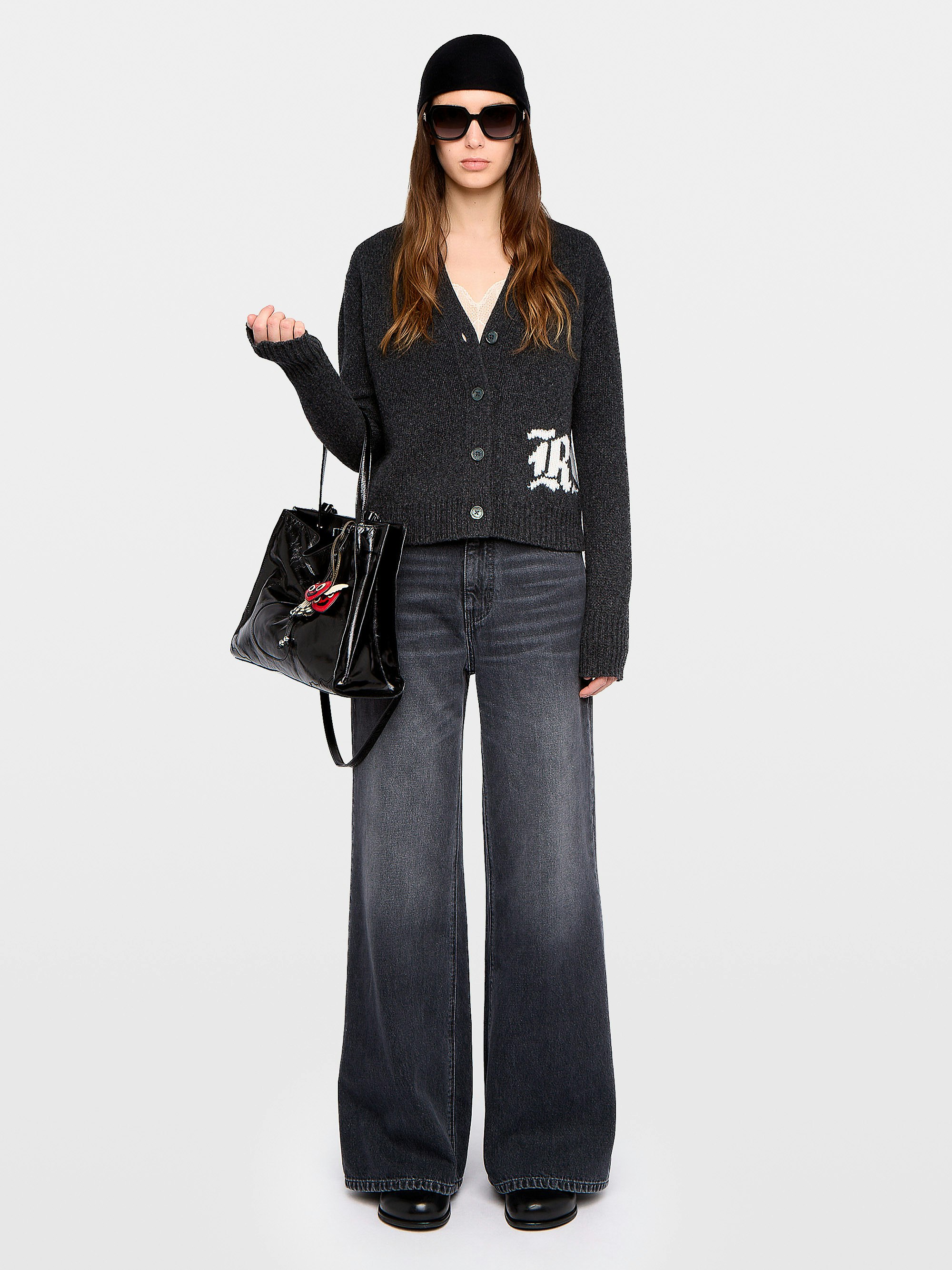 Masy Merino Wool Cardigan