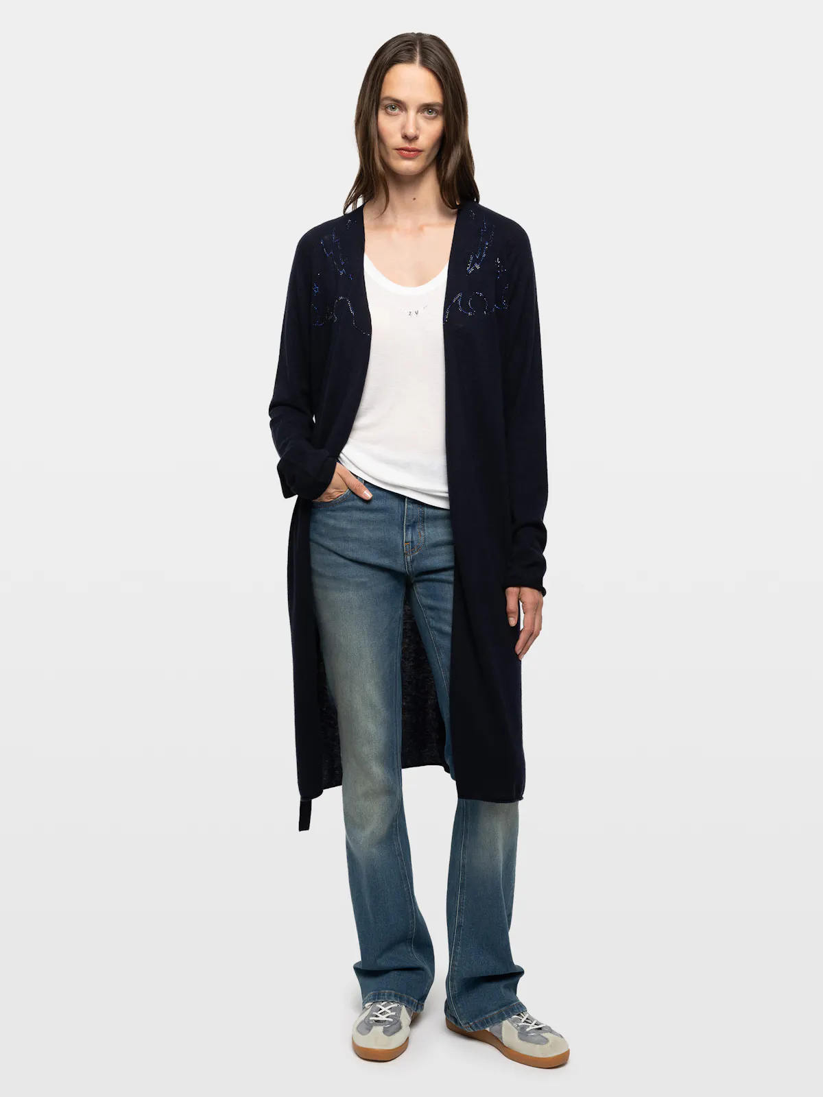 Daffyz Cardigan 100% Cashmere