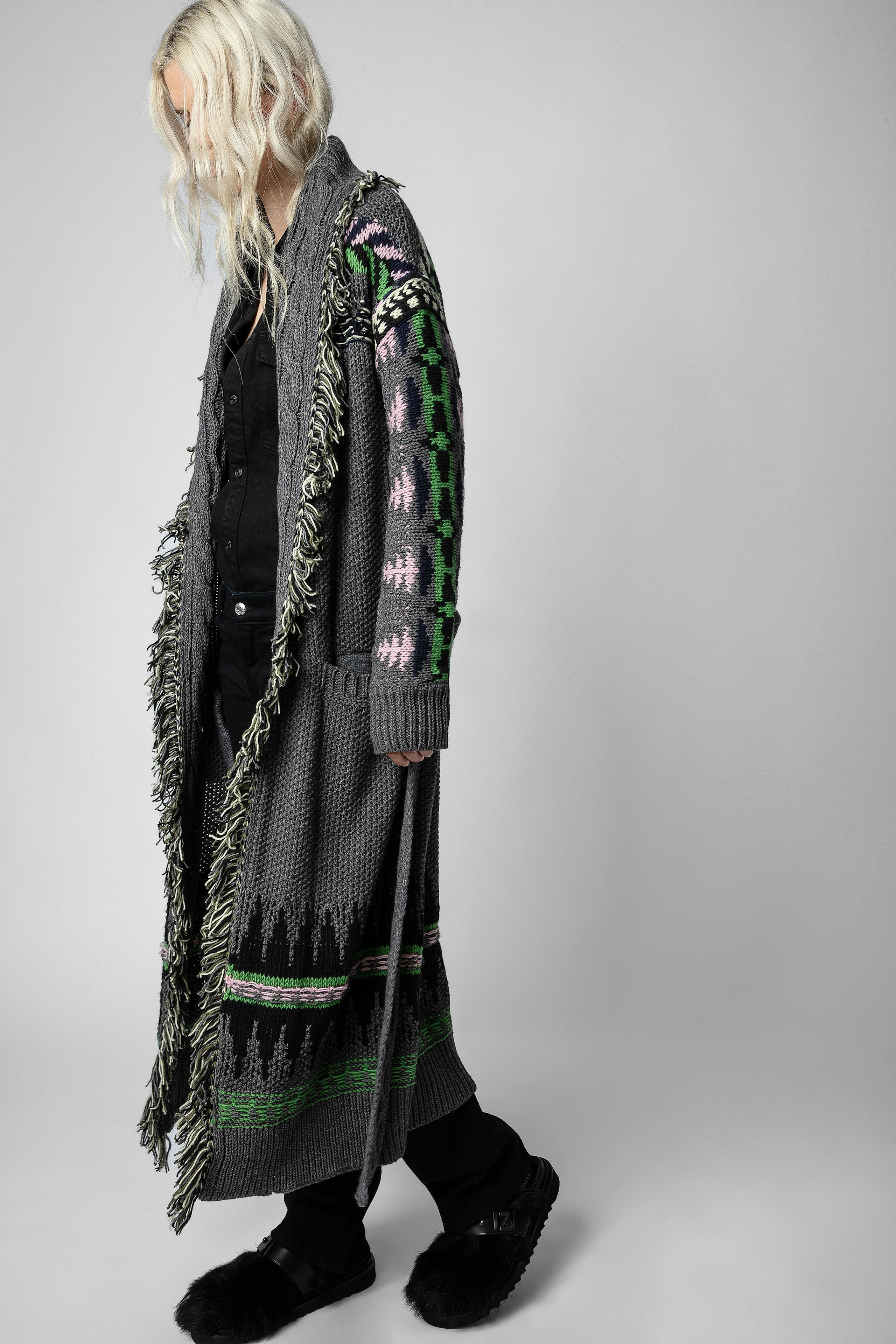 Ellina Knit Wool Coat 3