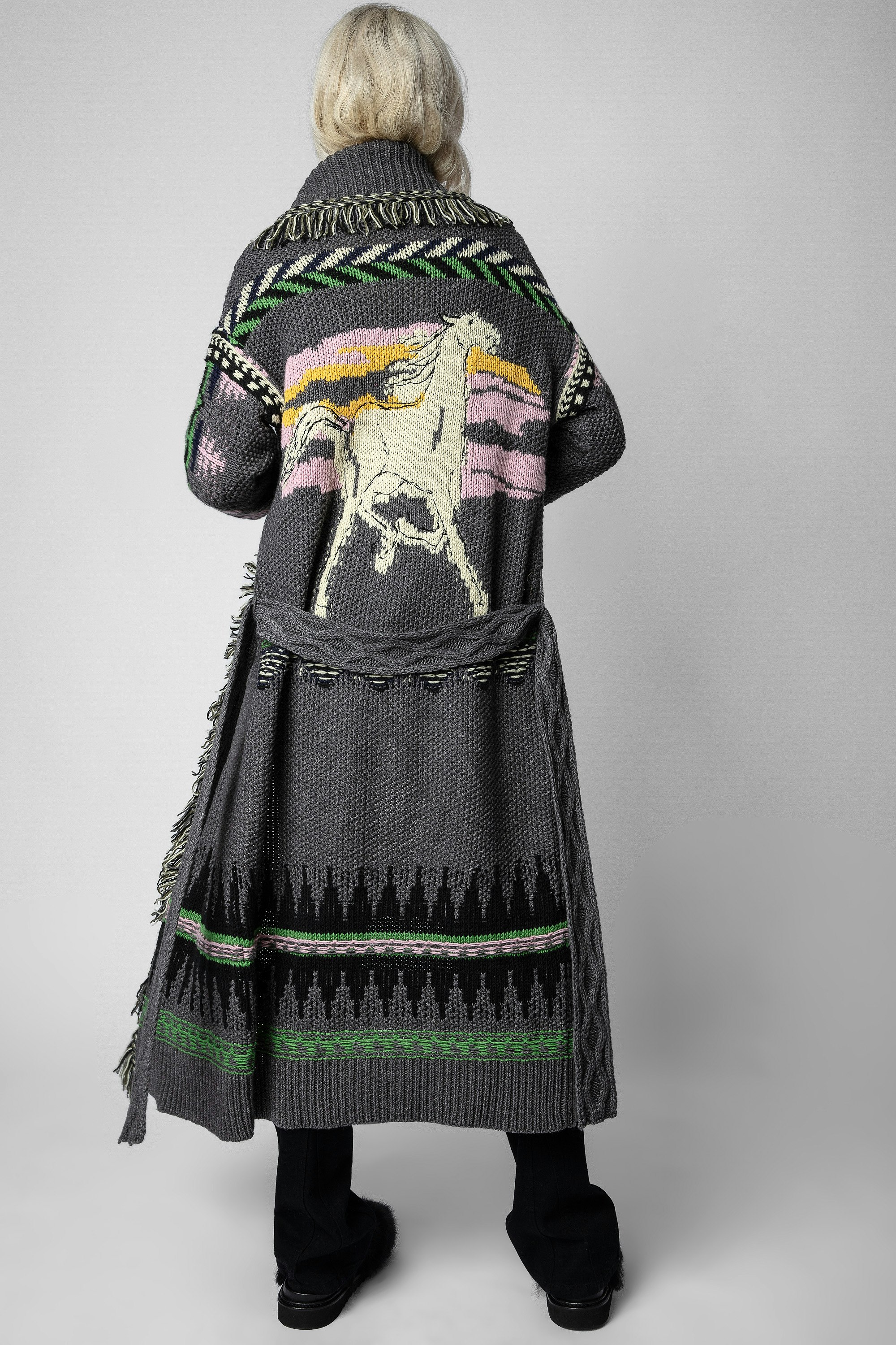 Ellina Knit Wool Coat 2