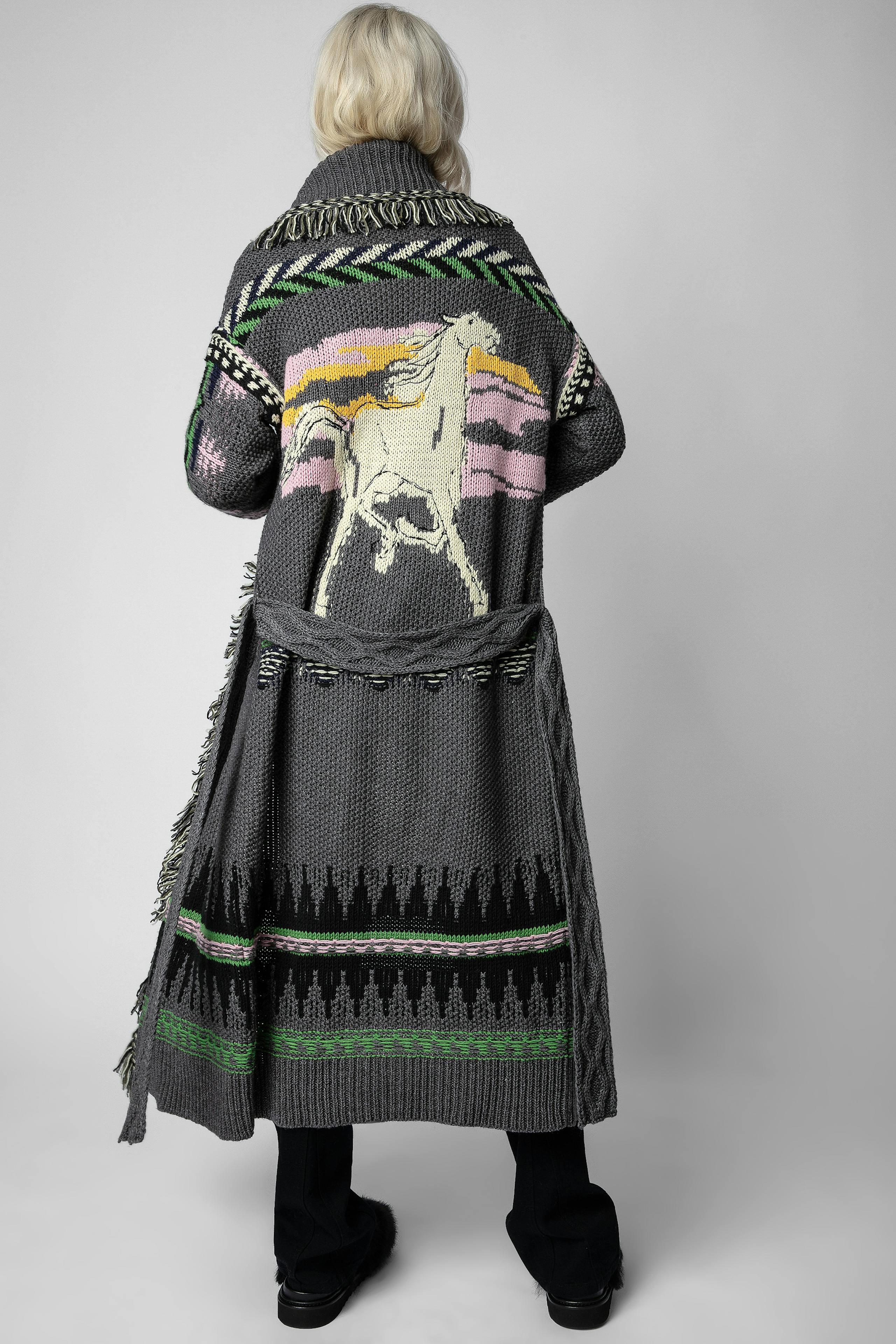 Ellina Knit Wool Coat 2