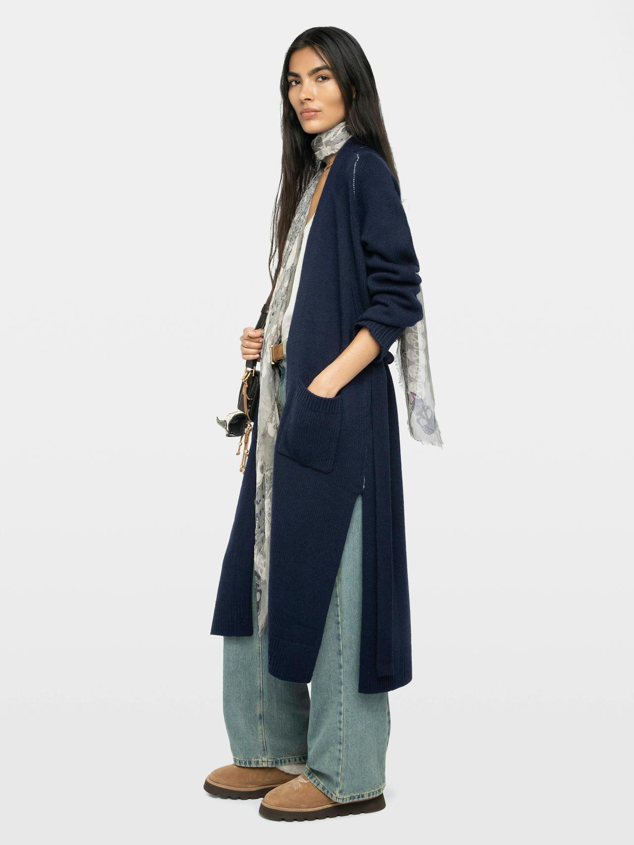 Salonny Skull Cashmere Cardigan