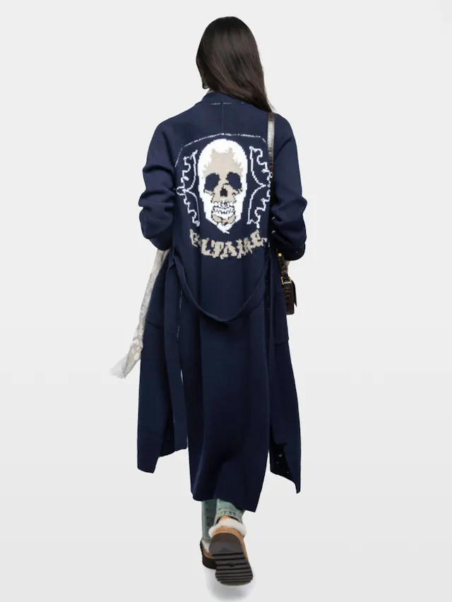 Salonny Skull Cashmere Cardigan