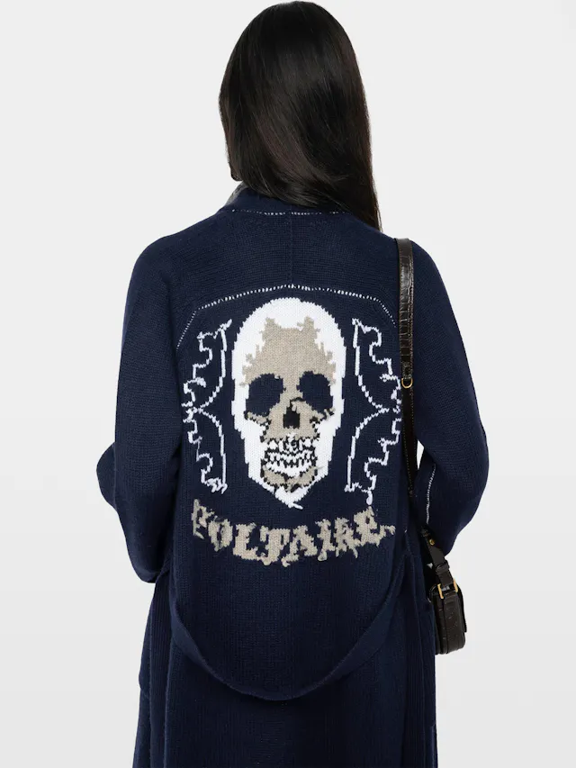 Salonny Skull Cashmere Cardigan