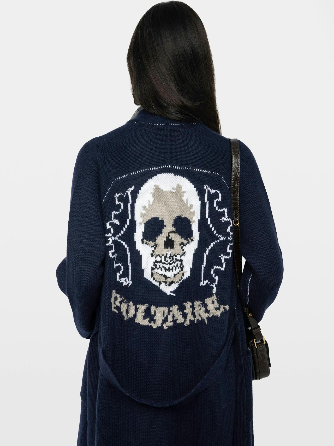 Salonny Skull Cashmere Cardigan