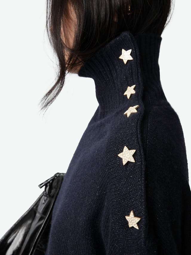 Alma Jewelled Cashmere Sweater