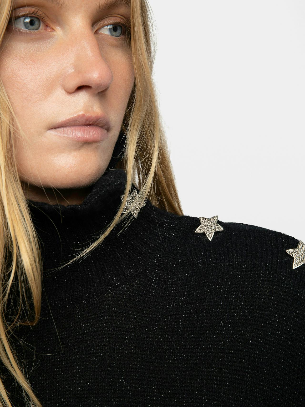 Alma Jewelled Cashmere Sweater