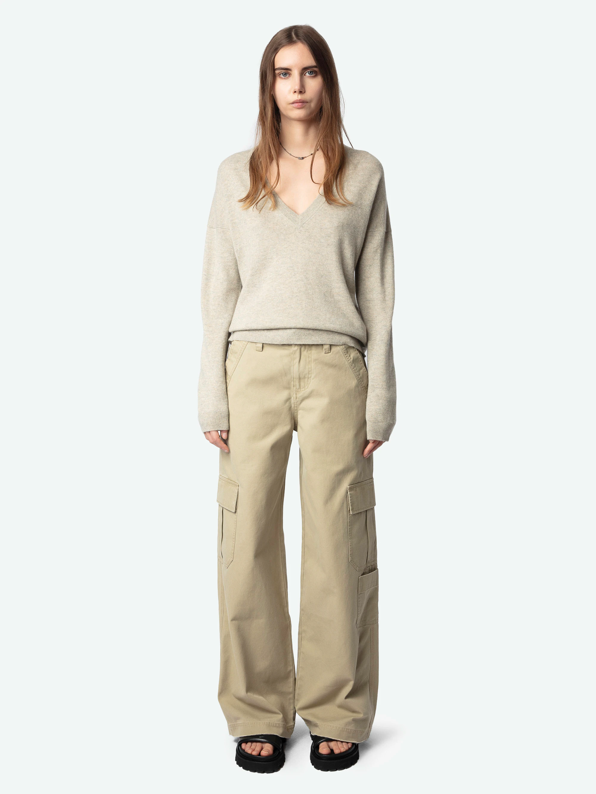 Vivi Patch Cashmere Sweater thumbnail 3