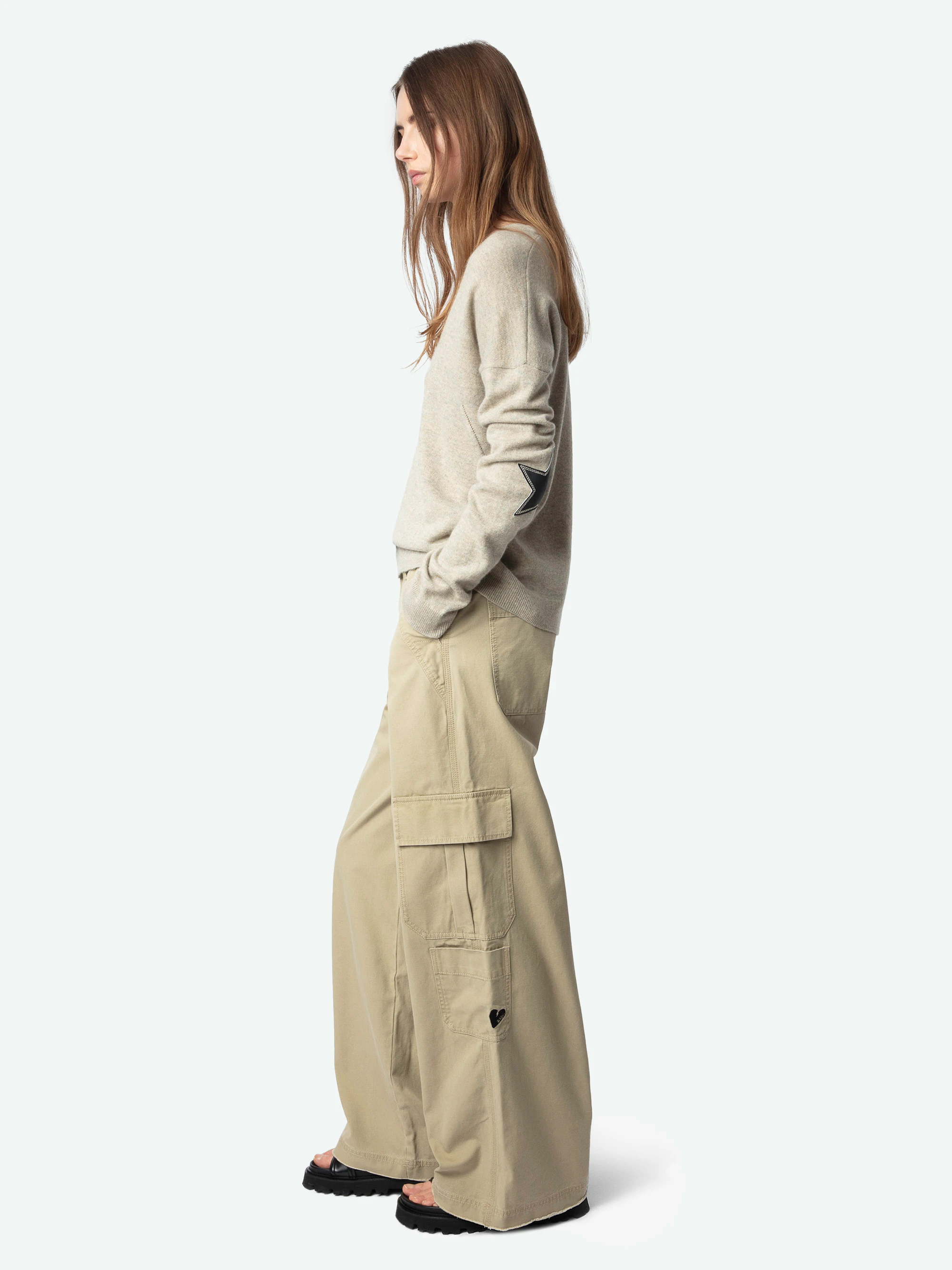 Vivi Patch Cashmere Sweater thumbnail 4