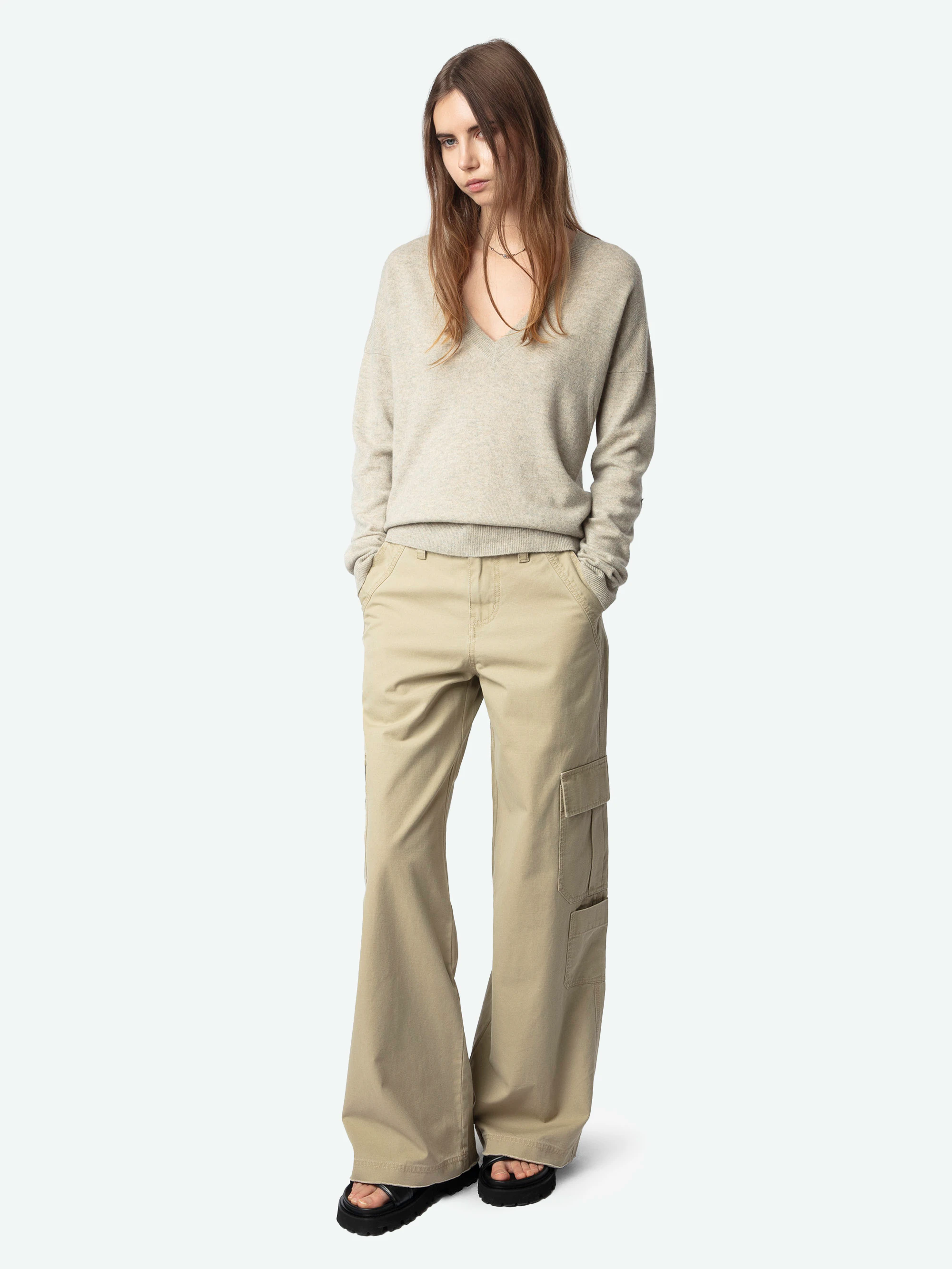 Vivi Patch Cashmere Sweater thumbnail 1
