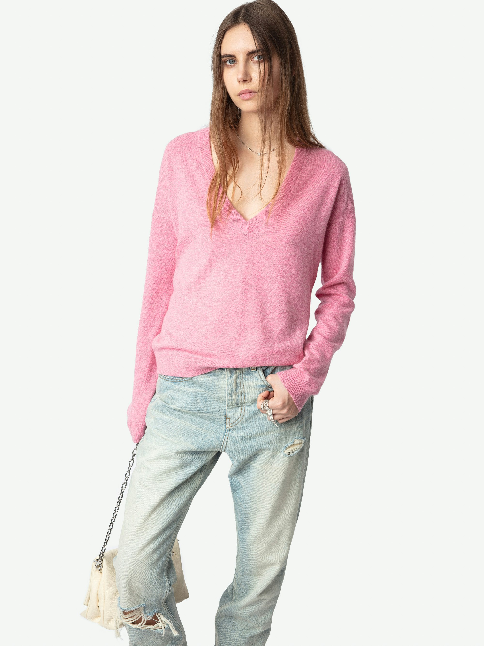 Vivi Patch Cashmere Sweater 3