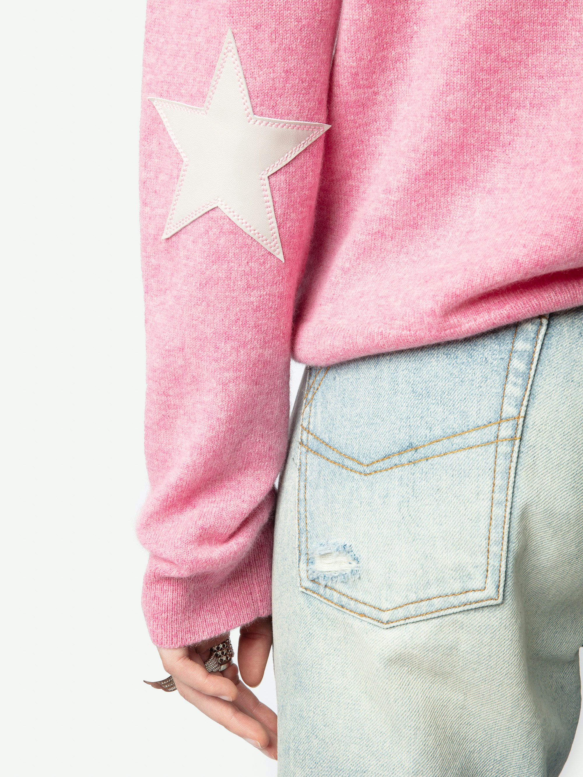 Vivi Patch Cashmere Sweater 5