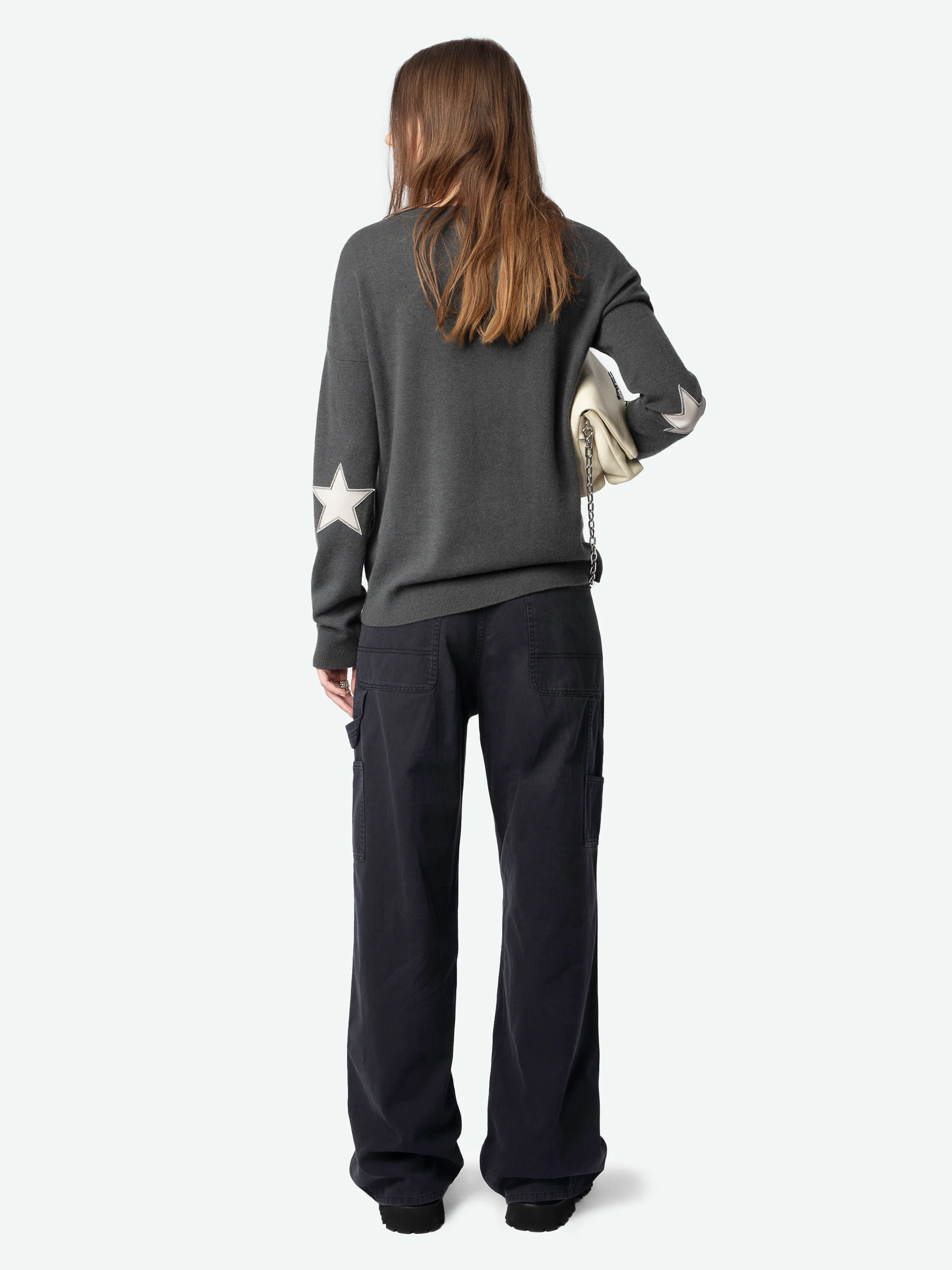 Cici Patch Cashmere Sweater thumbnail 2