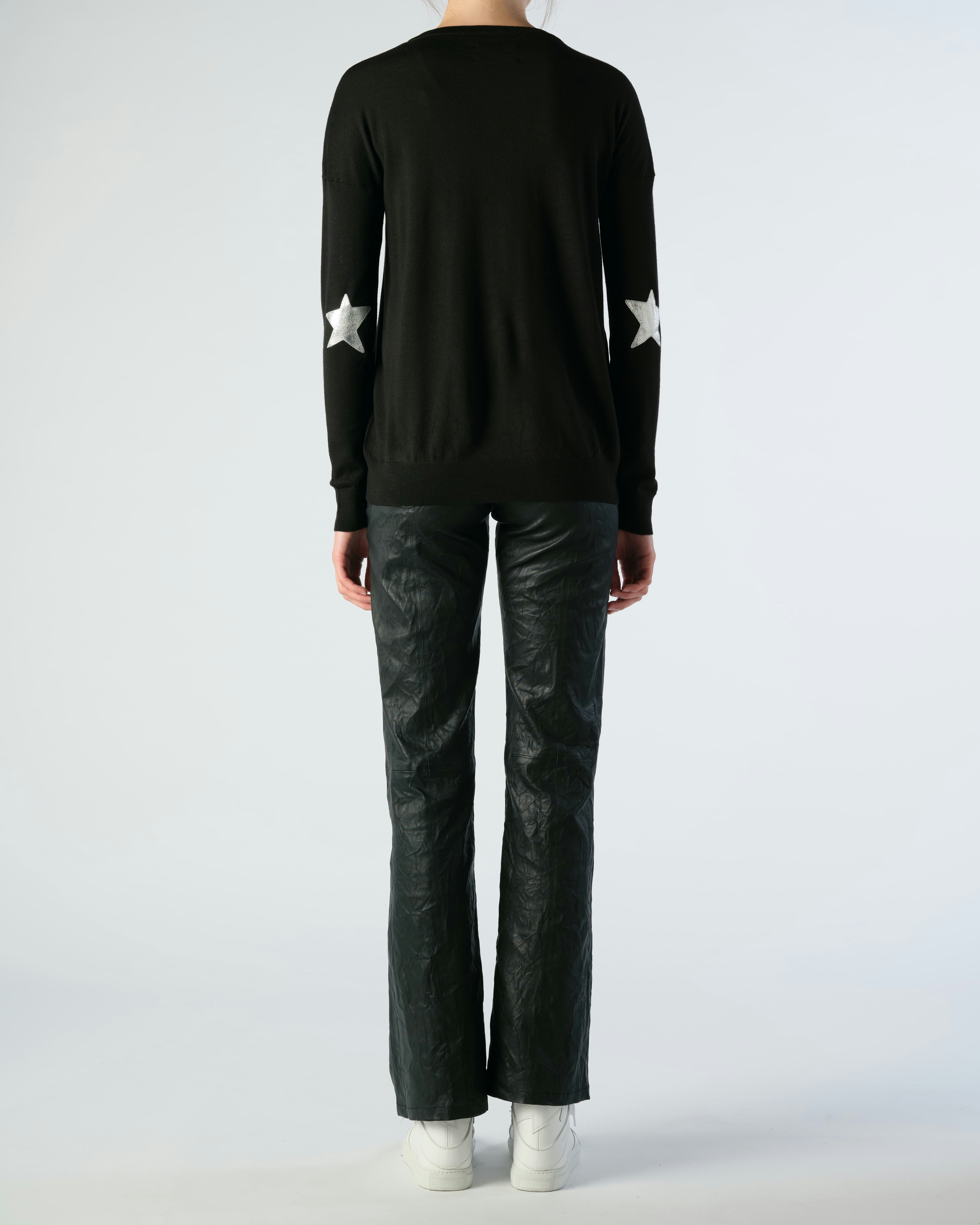 Cici Patch Stars Sweater