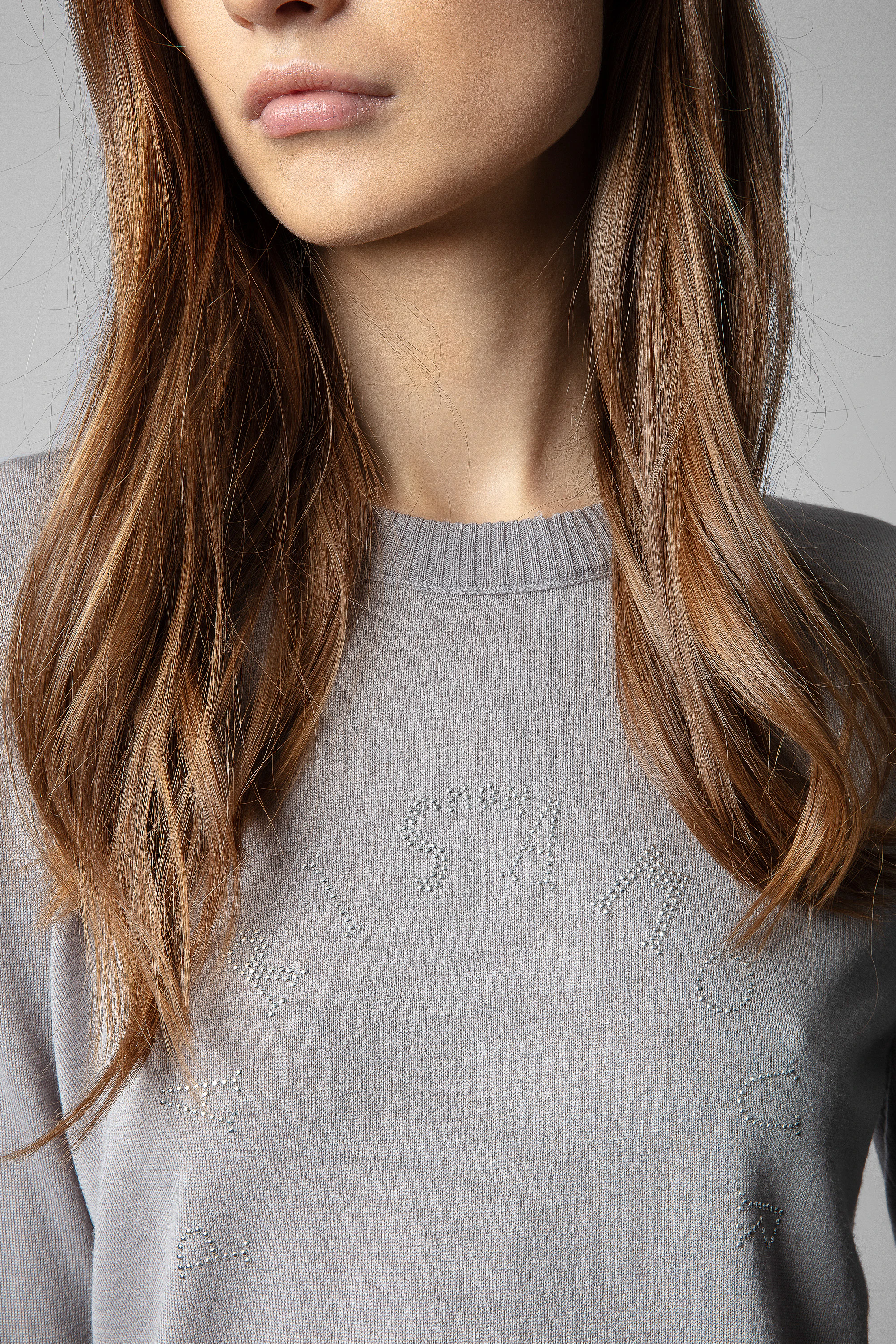 Miss Paris Strass Sweater thumbnail 3