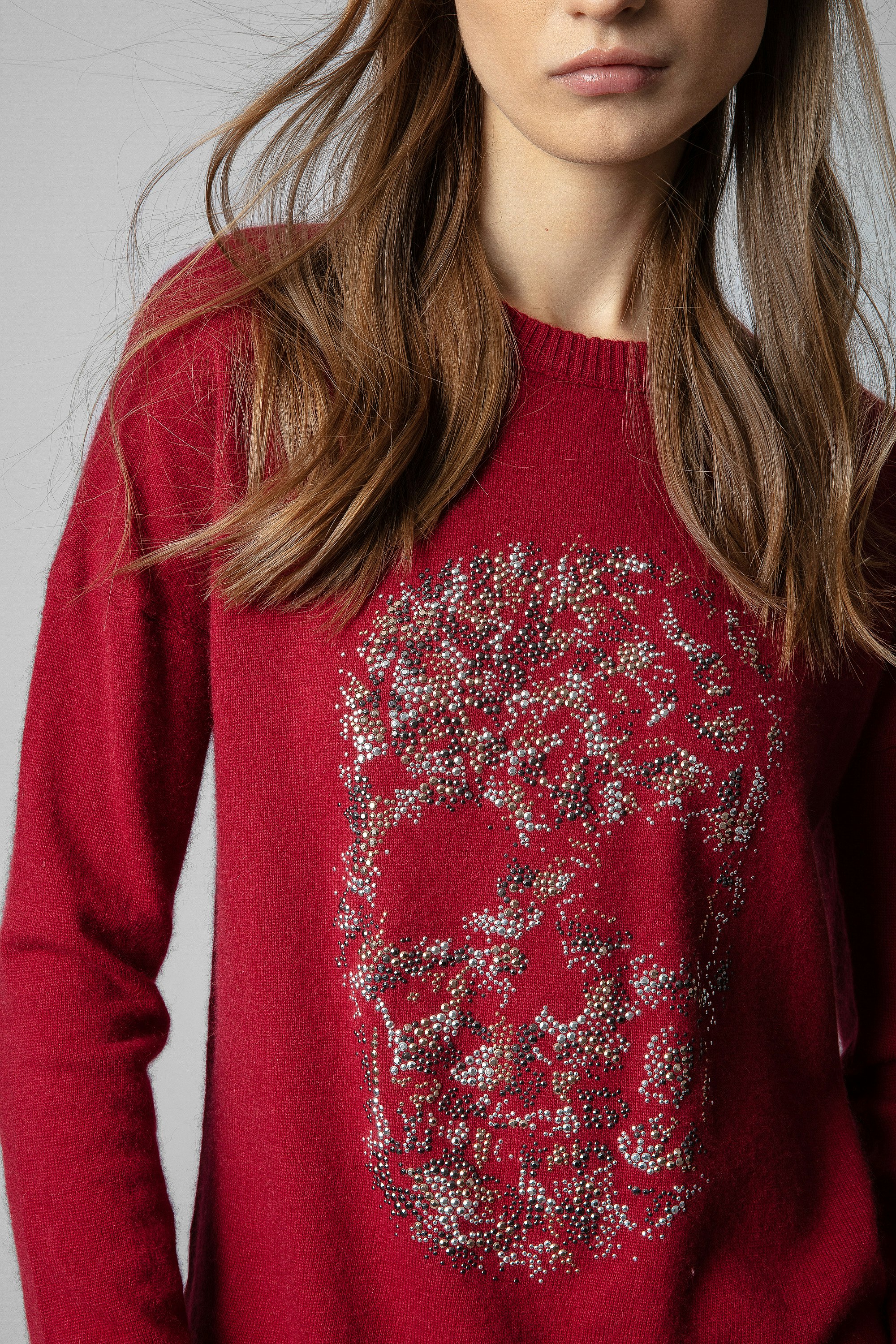 Gaby Skull Strass Sweater 3