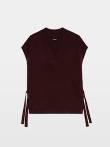 Maddy Sleeveless V Neck Sweater
