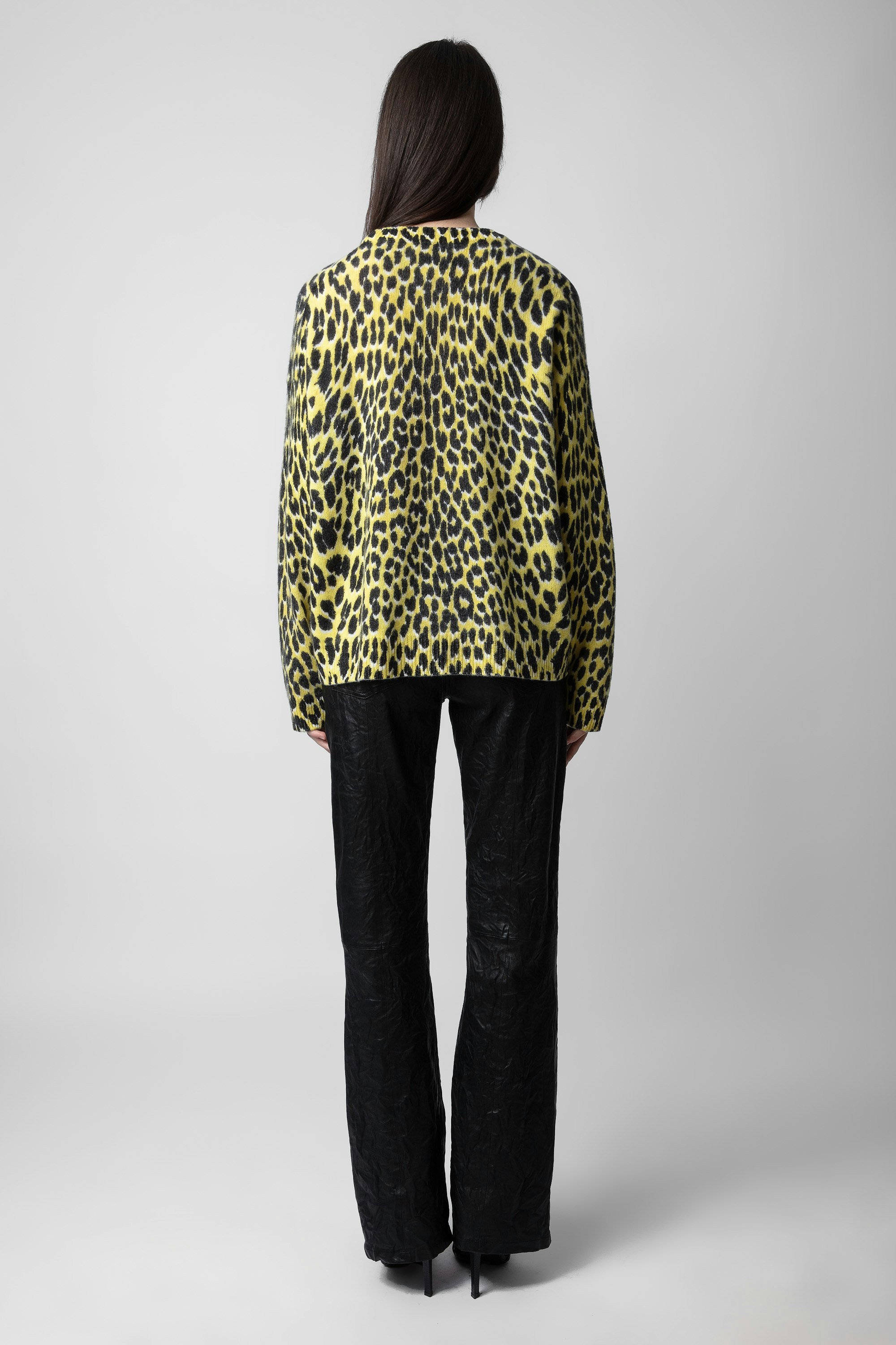 Markus Leopard Cashmere Sweater