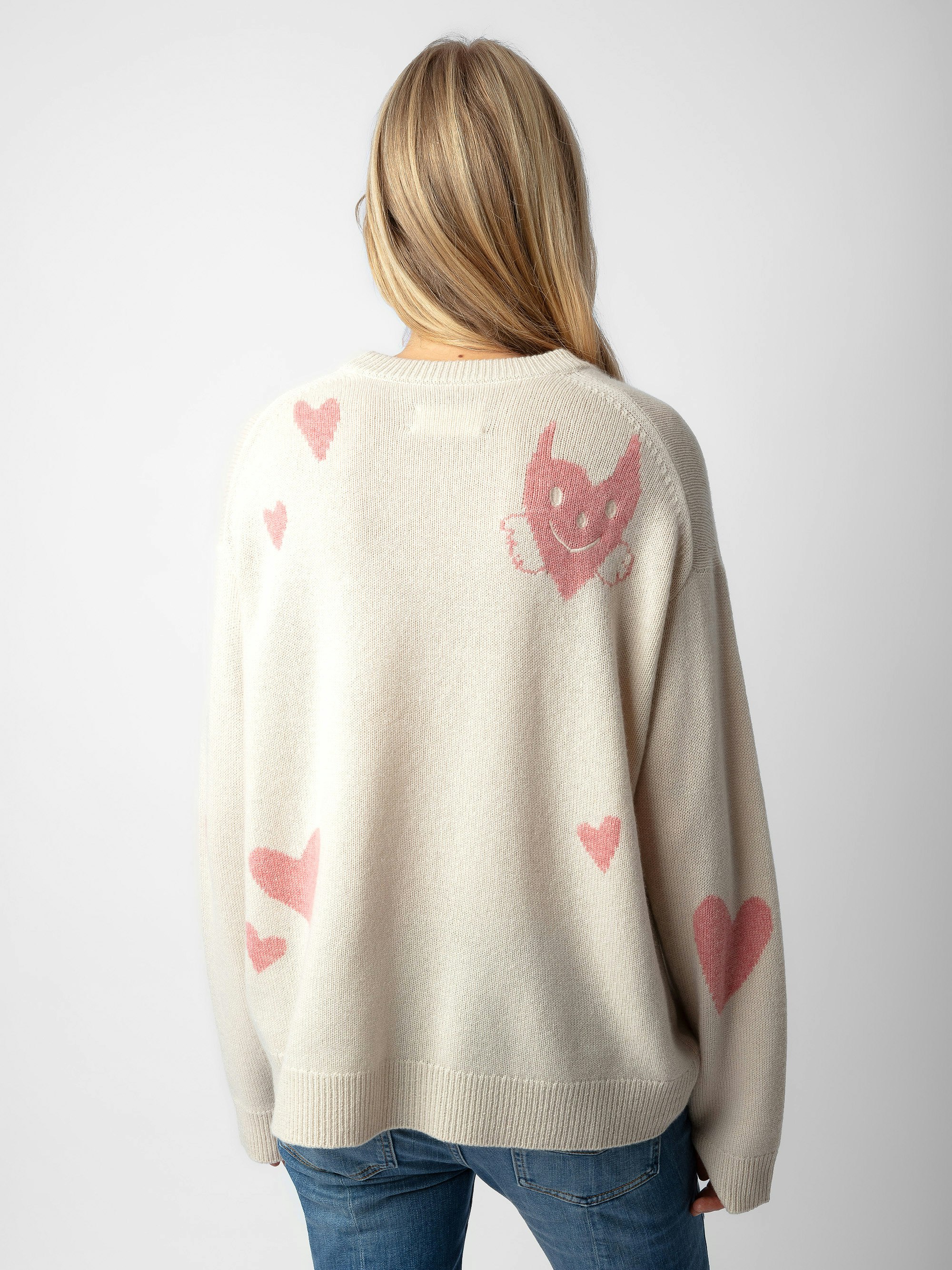 Markus Heart Jumper 100% Cashmere 2