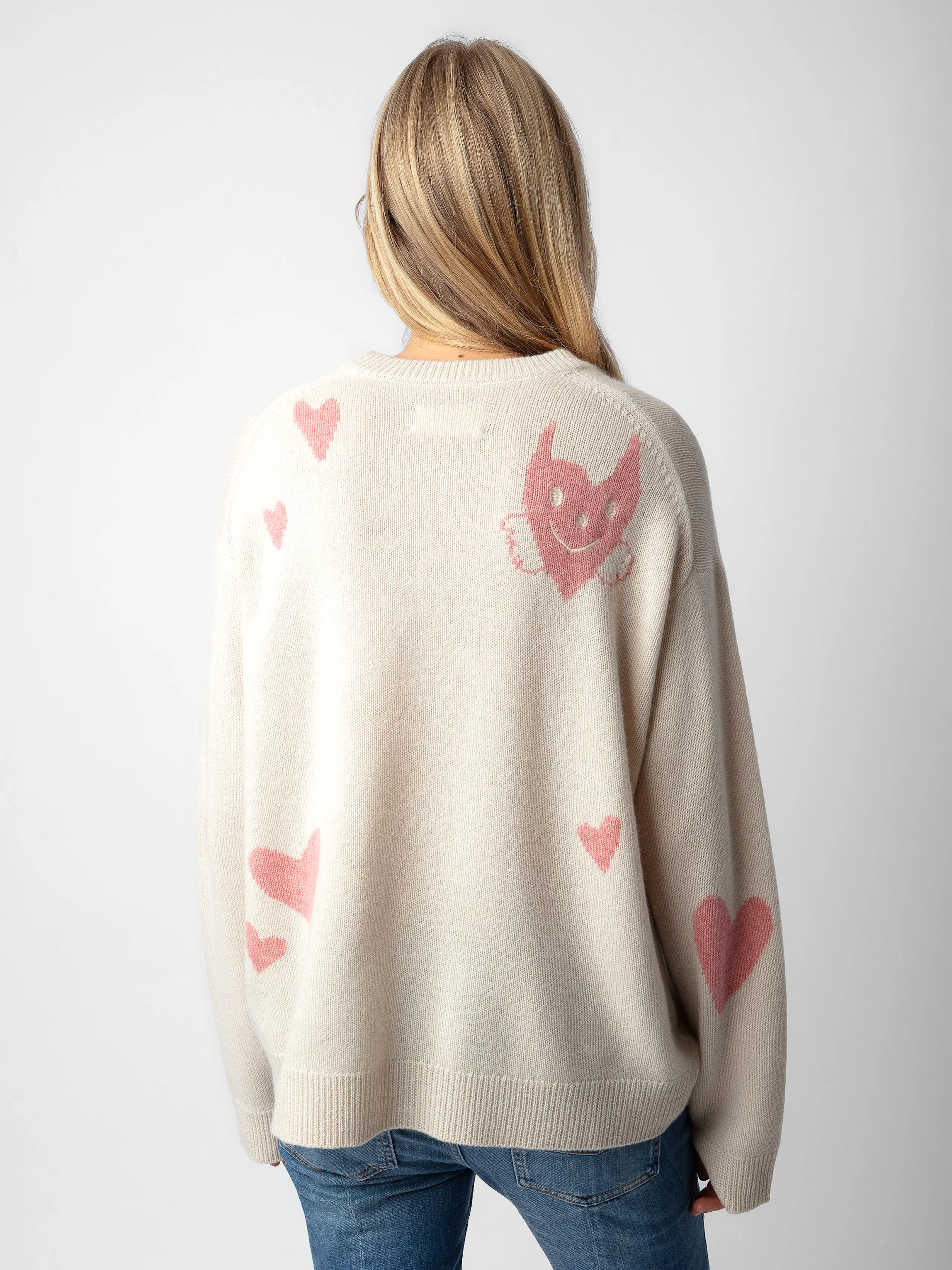 Markus Heart Cashmere Sweater 2
