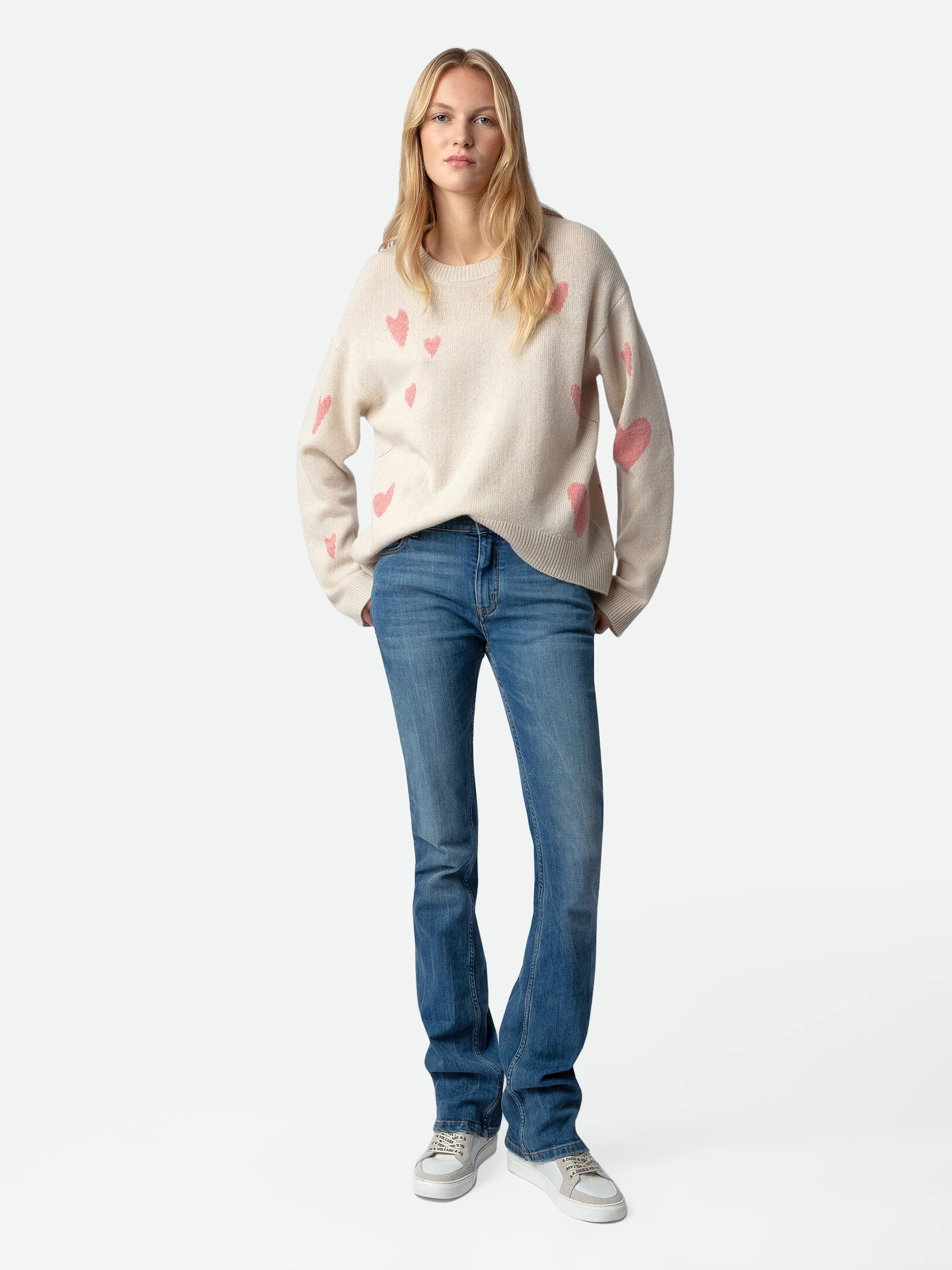 Markus Heart Cashmere Sweater 1