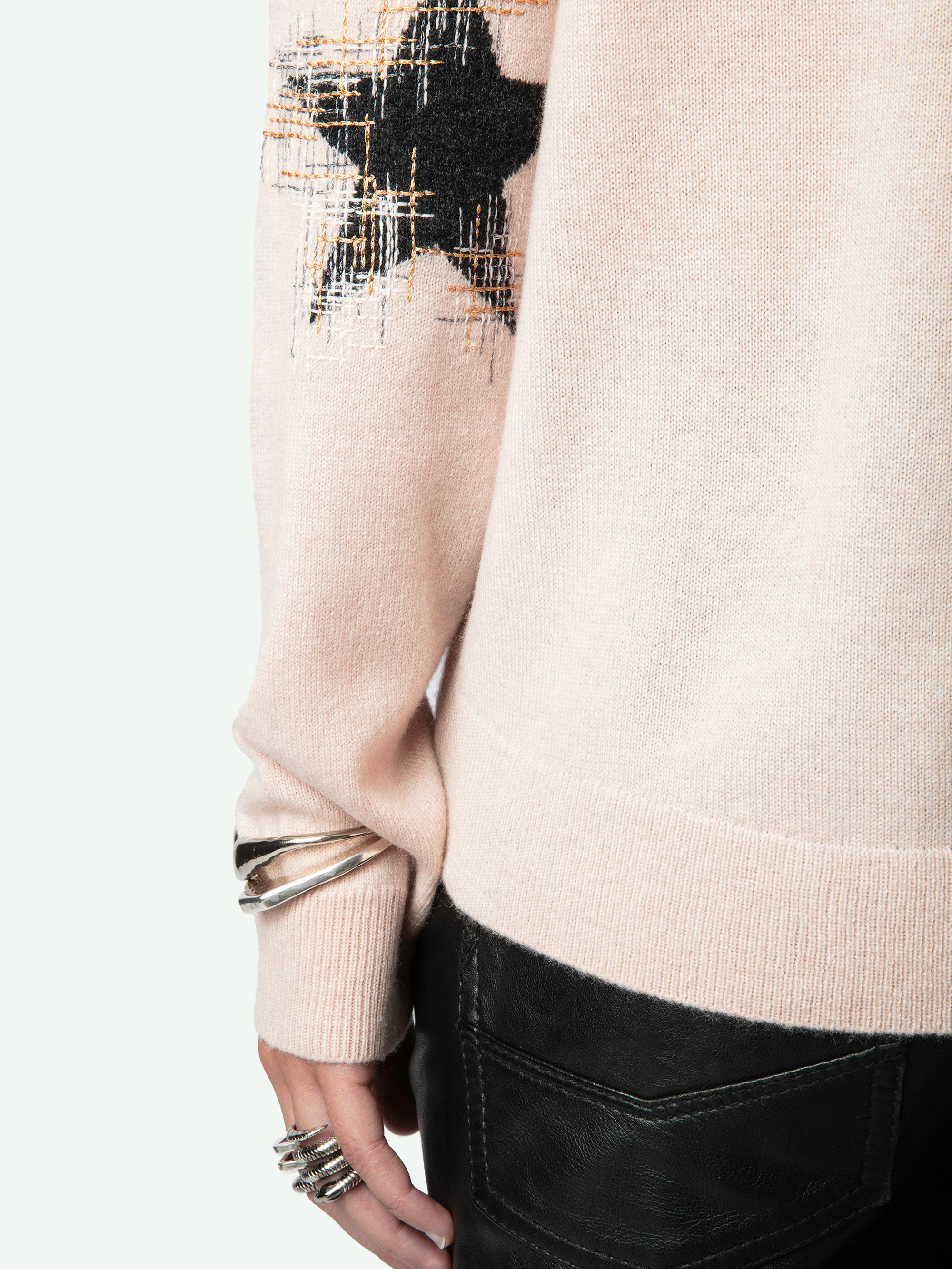 Pull Cici Patch 100% Cachemire 5