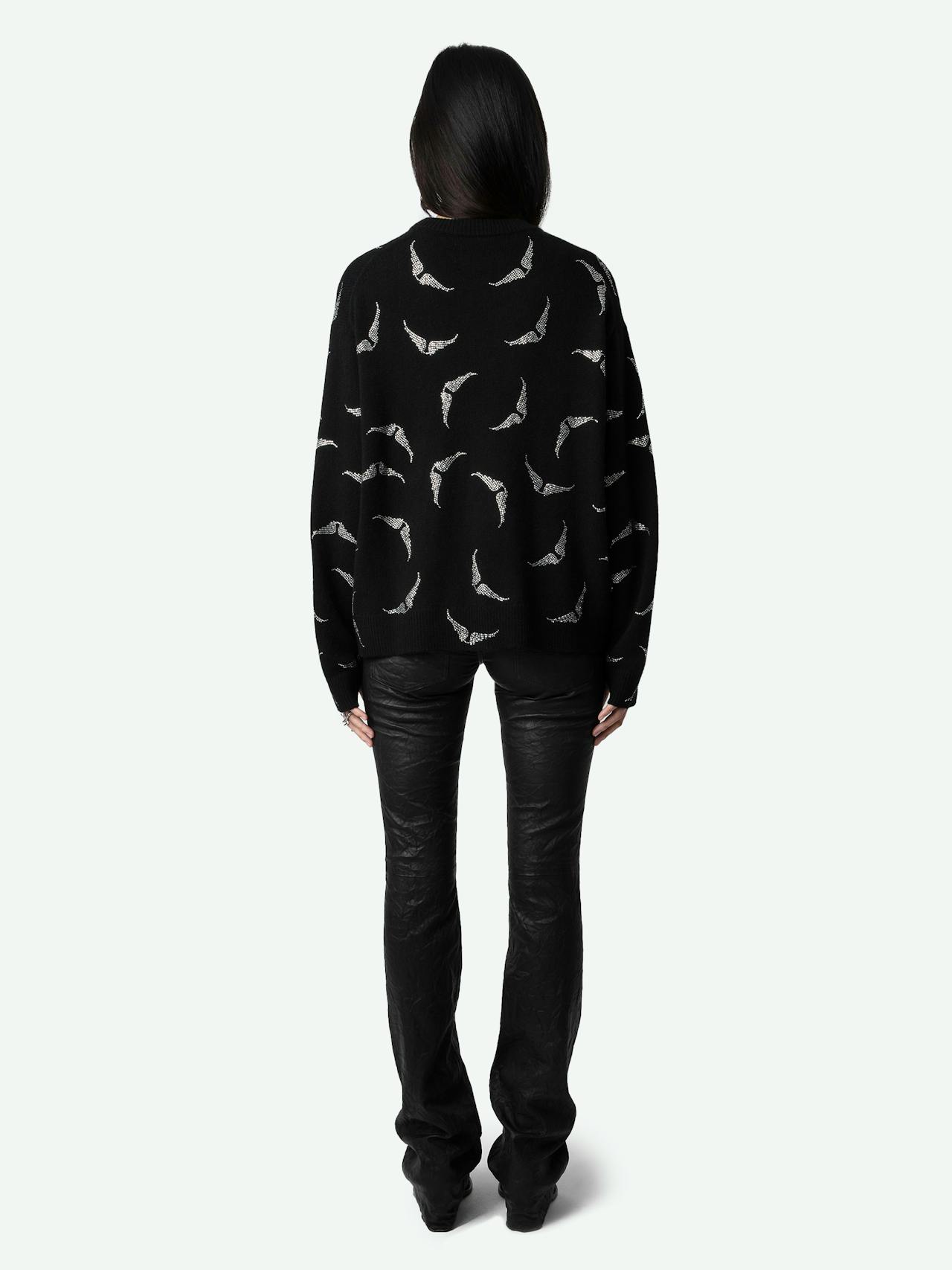 Markus Diamanté Wings Cashmere Sweater 2