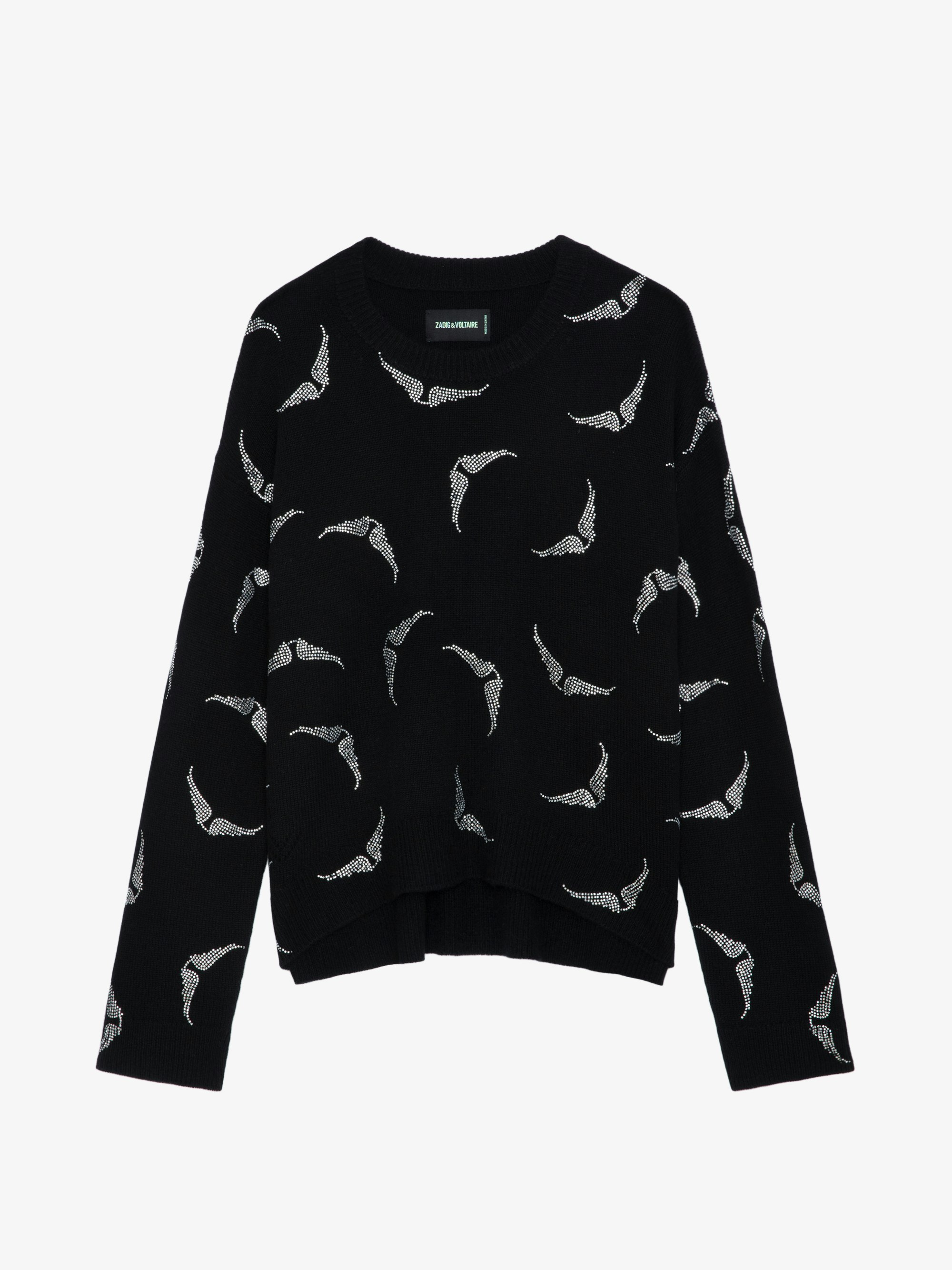 Markus Diamanté Wings Cashmere Sweater