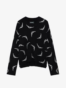 Markus Diamanté Wings Cashmere Sweater