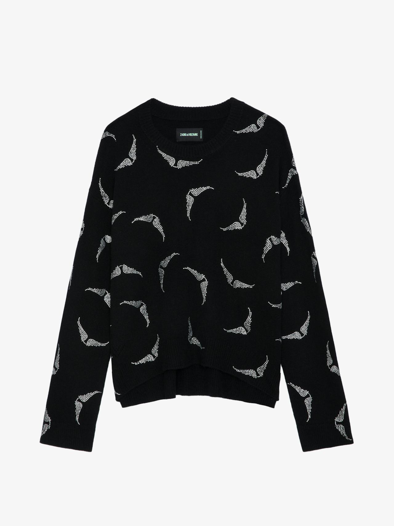 Markus Diamanté Wings Cashmere Sweater