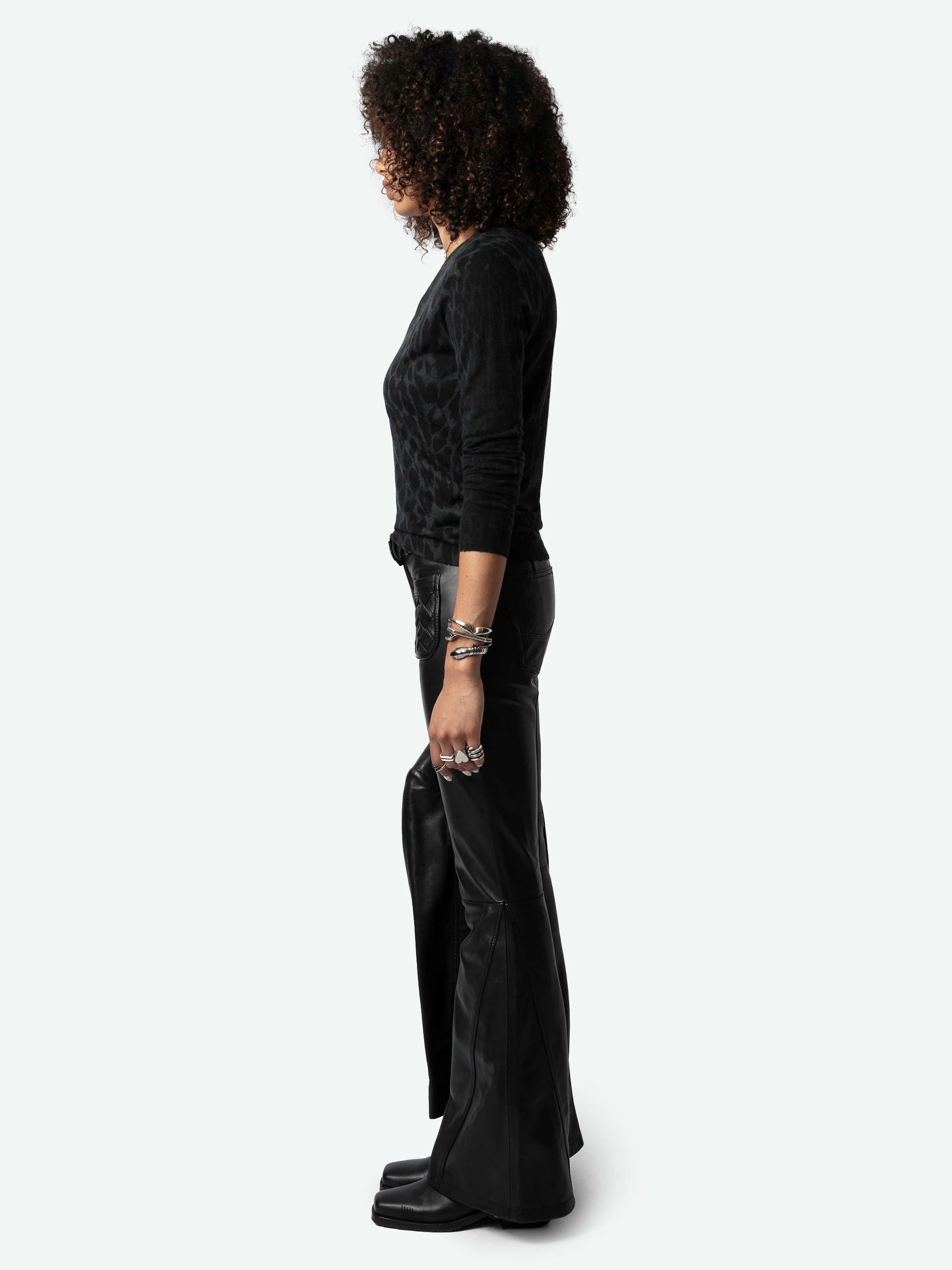 Rivy Leopard Jumper 100% Cashmere thumbnail 4