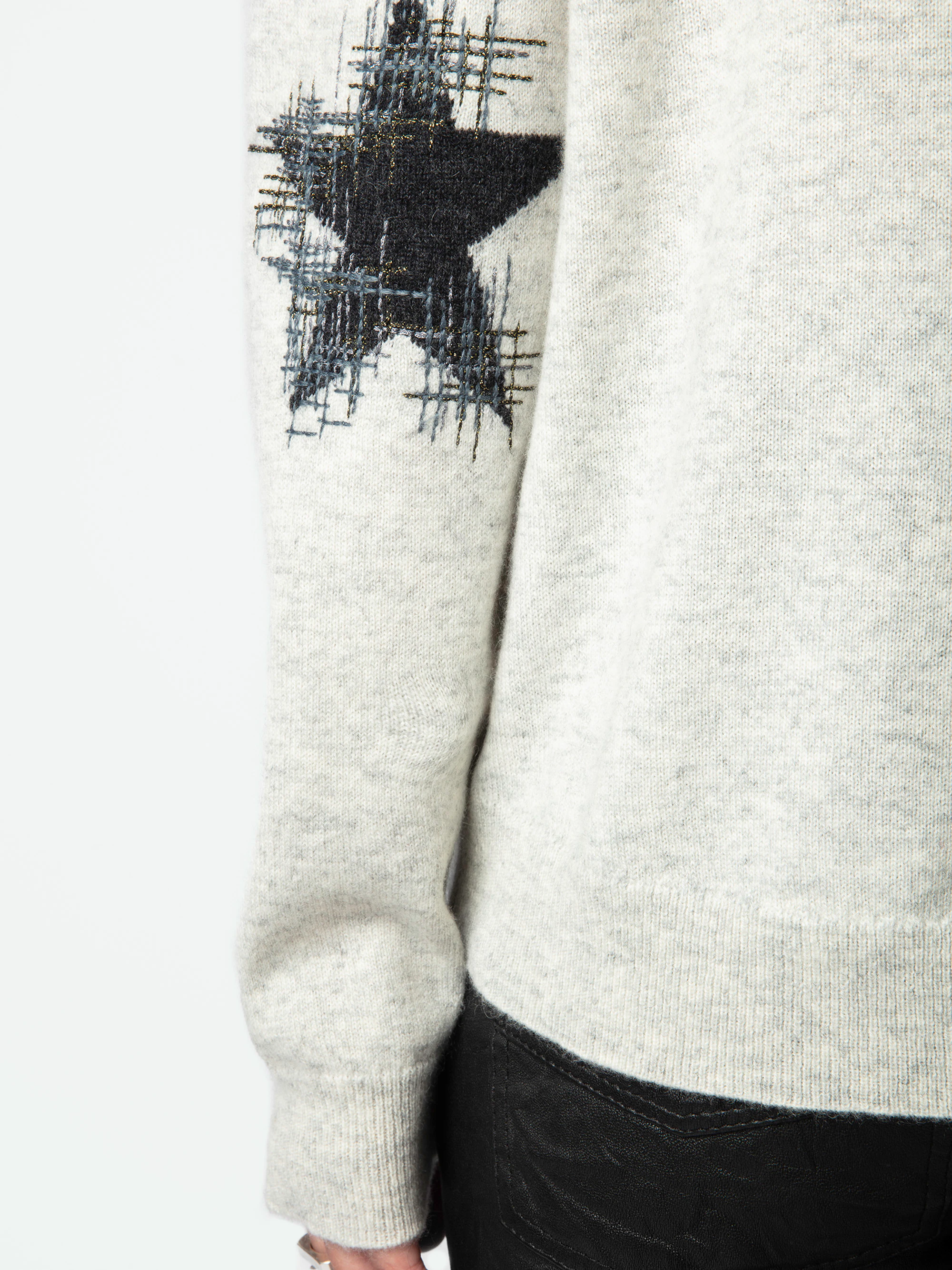 Vivi Patch Cashmere Sweater thumbnail 5