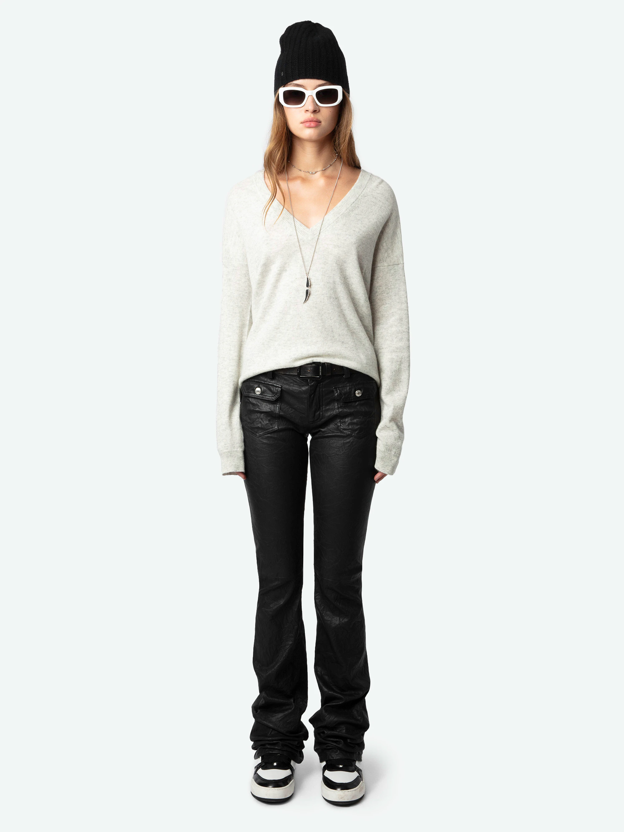 Vivi Patch Cashmere Sweater thumbnail 1