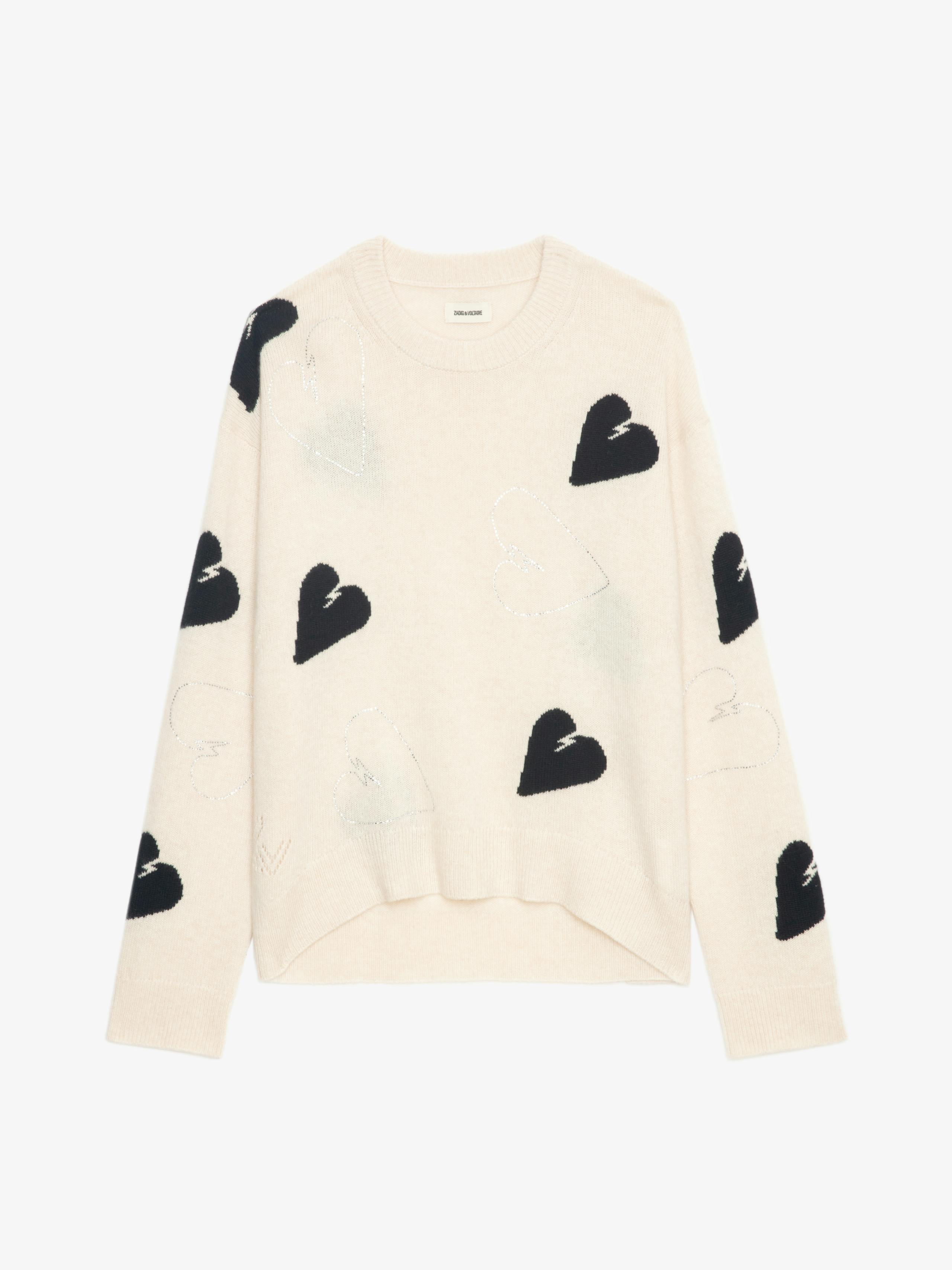 Markus Off-White Rhinestone Sweater 7