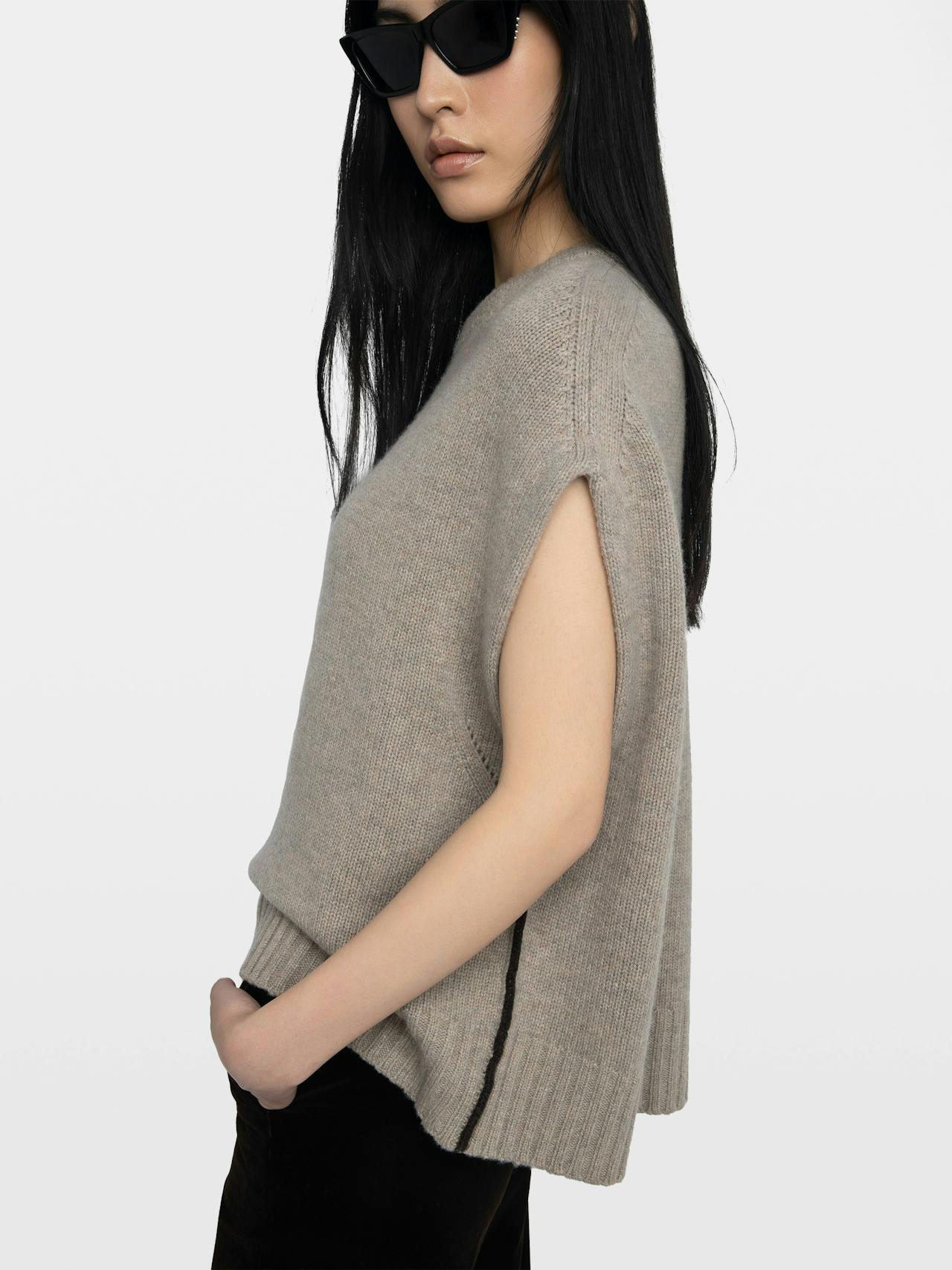 Darcy Wool Sleeveless Sweater