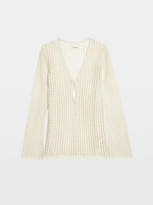 Rany White Crochet Sweater