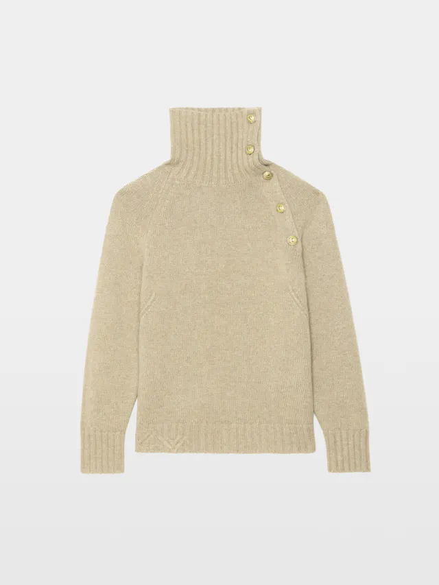 Mora Side Button Sweater