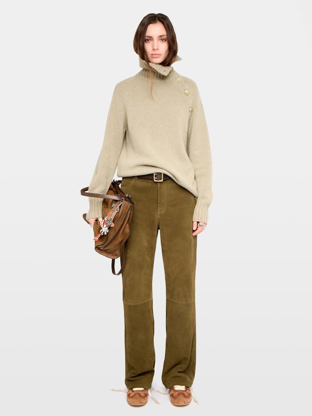 Mora Side Button Sweater