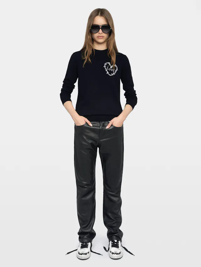 Kendy Embroidered Cashmere Sweater