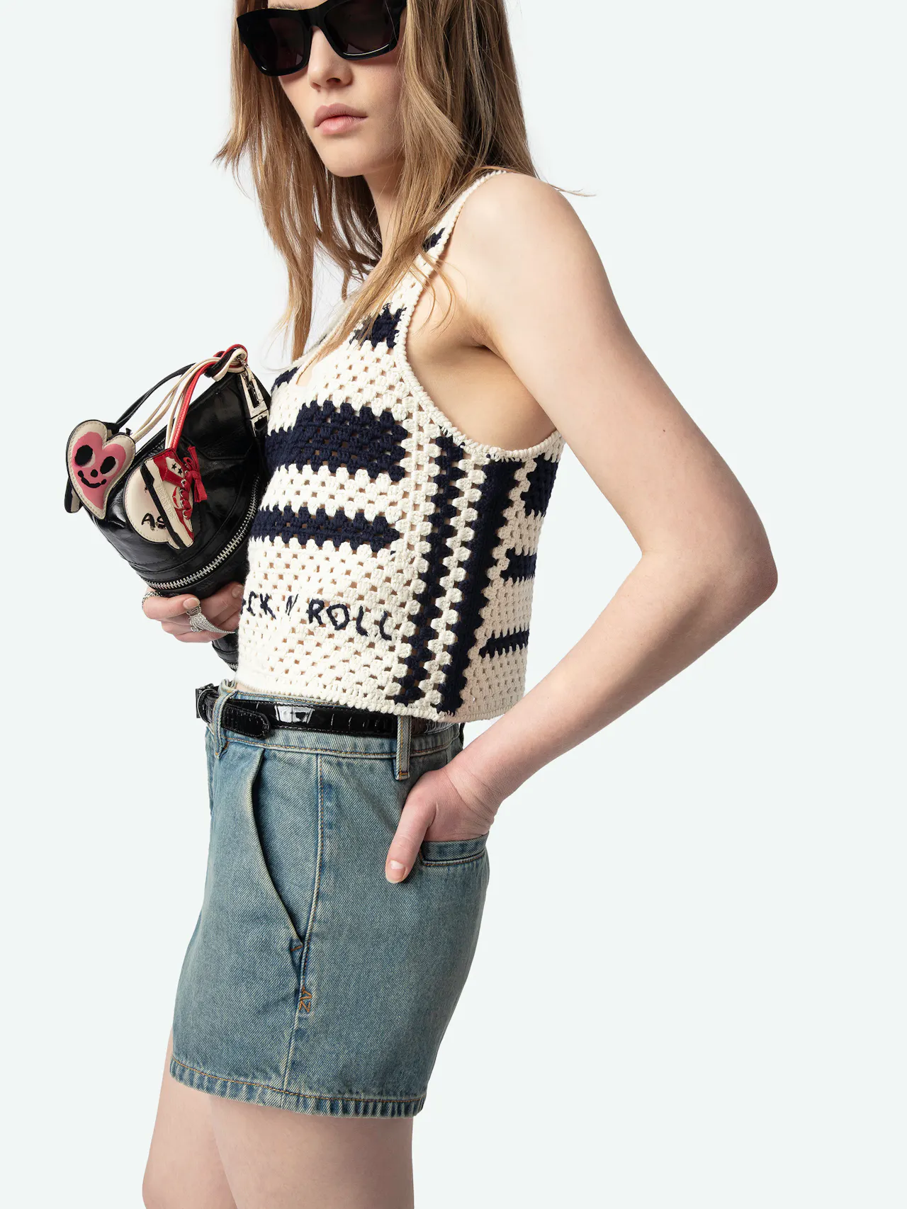 Dillie Crochet Knit Tank Top 4