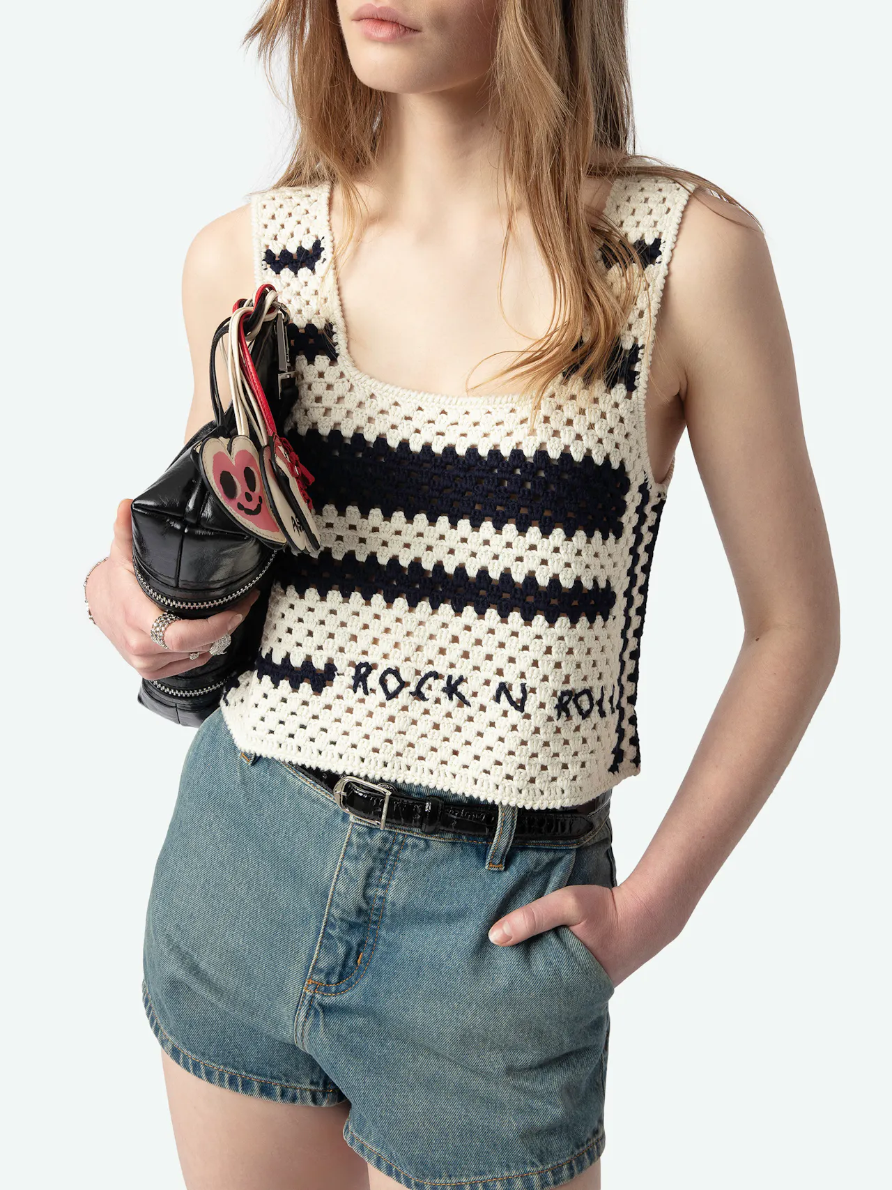 Dillie Crochet Knit Tank Top 5