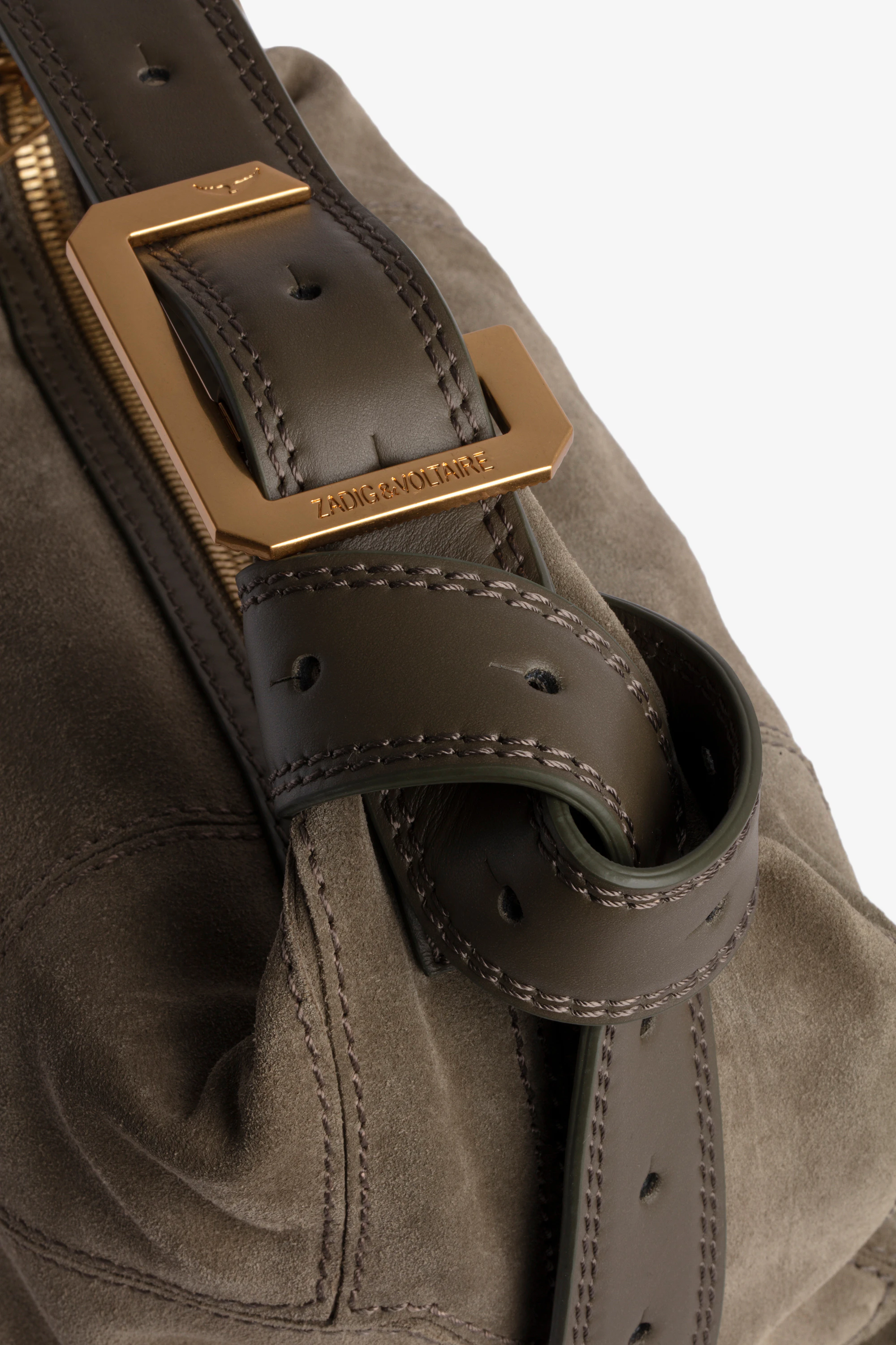 Le Cecilia Suede Patchwork Bag thumbnail 3